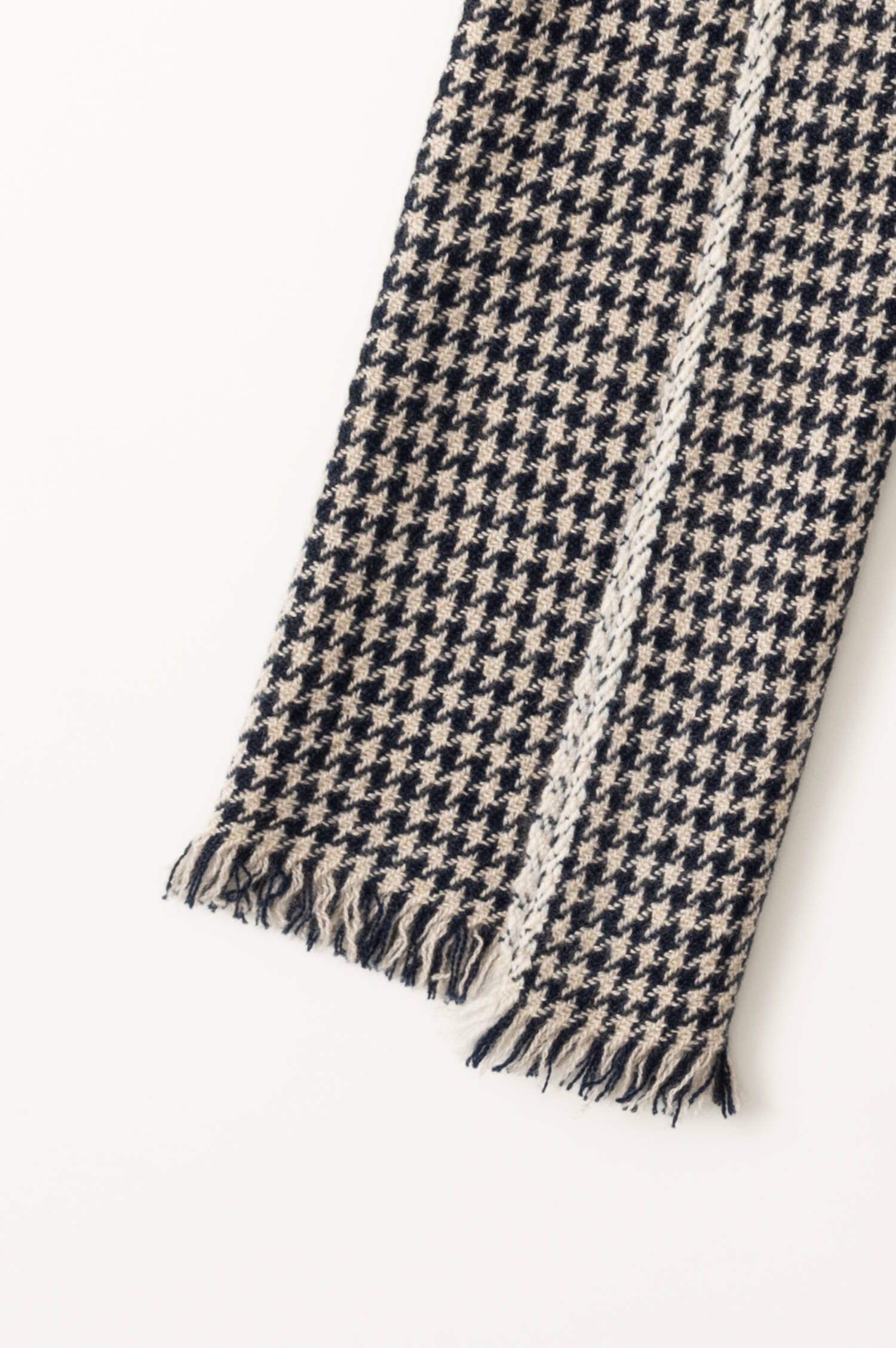 Cashmere-Schal in Blau/Beige Cashmere-Schal in Blau/Beige