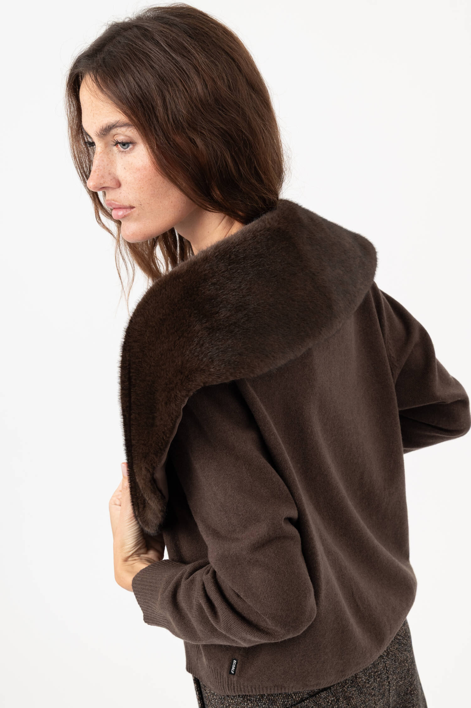 Faux-Fur-Schal in Braun Faux-Fur-Schal in Braun