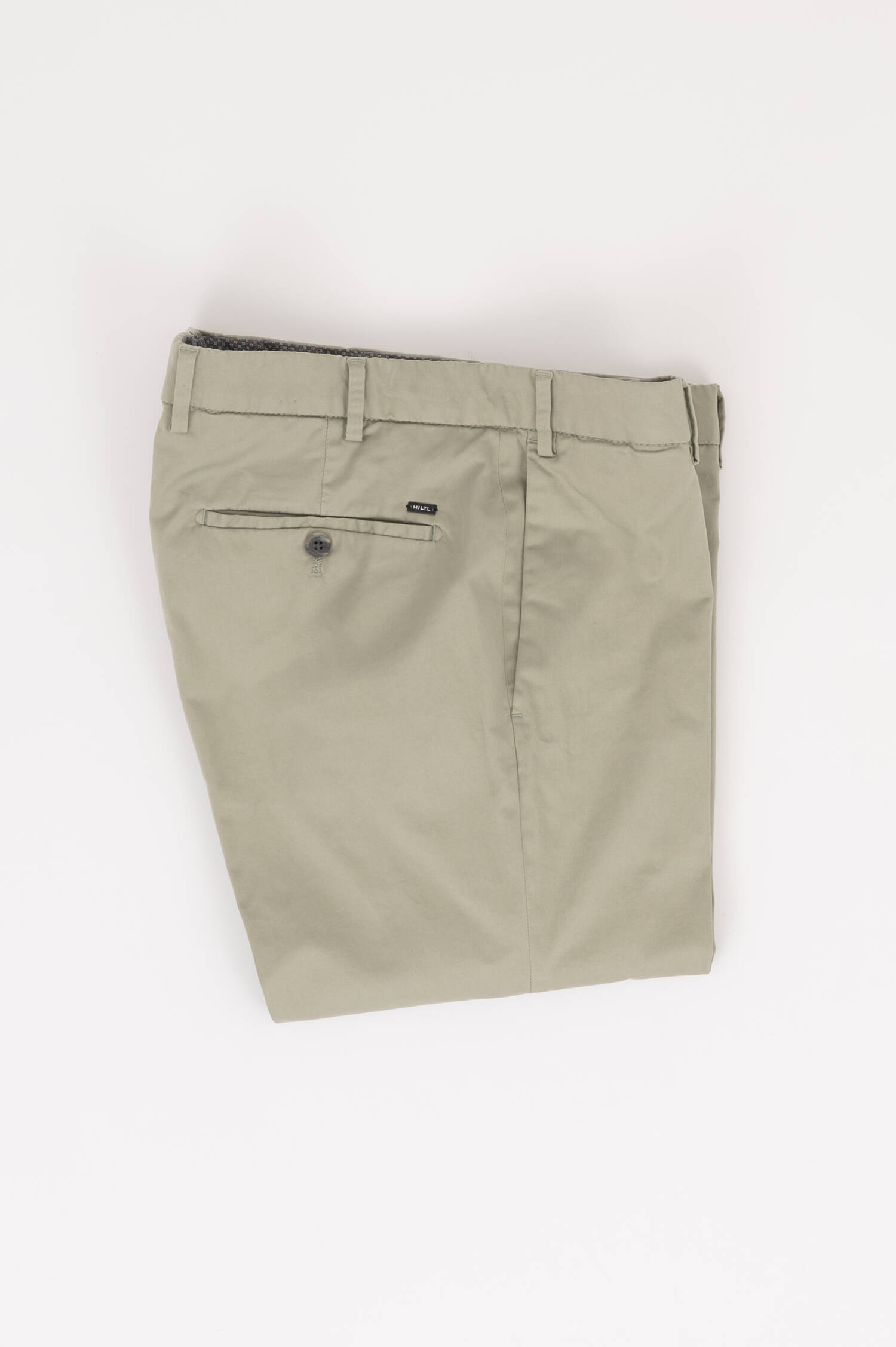 Chino TILO aus Baumwolle Olivegrün