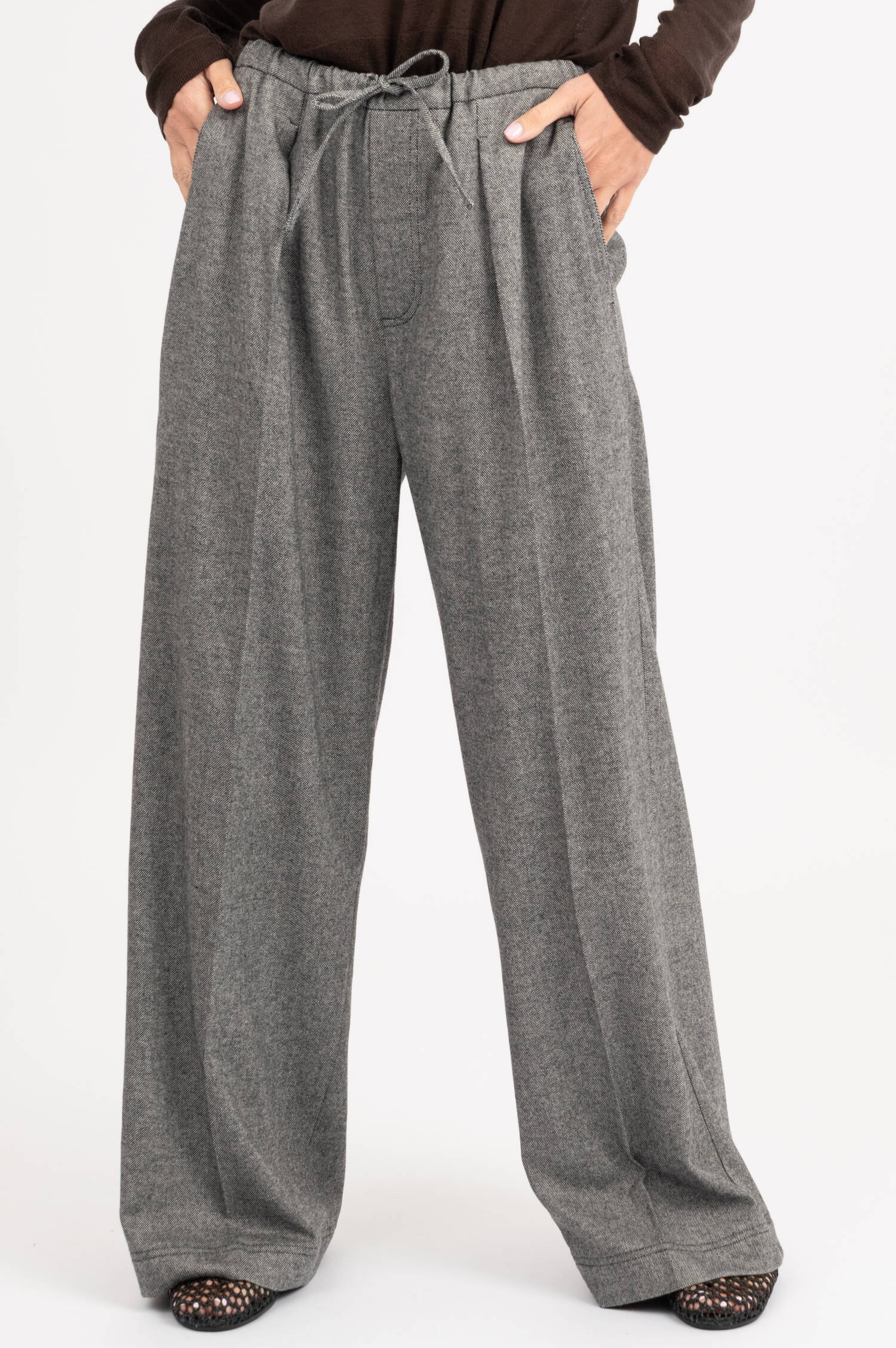 Flanell-Twill Hose WYNSTON in Grau