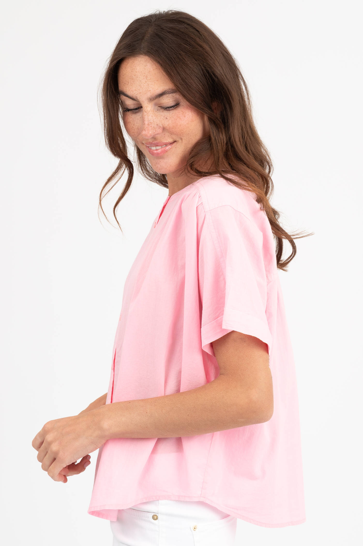 Oversize Bluse in Rosa Oversize Bluse in Rosa
