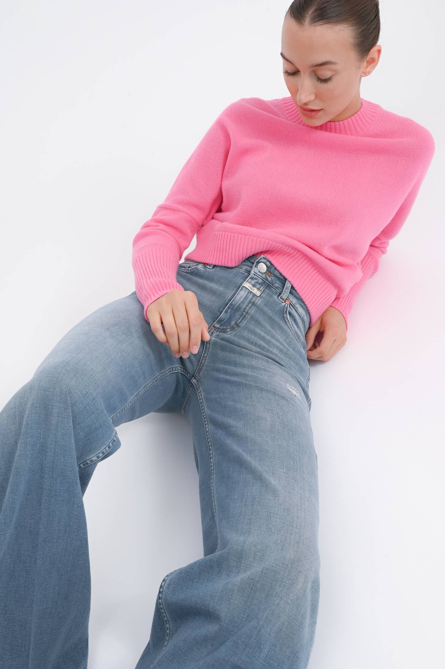 Jeans GLOW UP in Used Mid Blue Jeans GLOW UP in Used Mid Blue