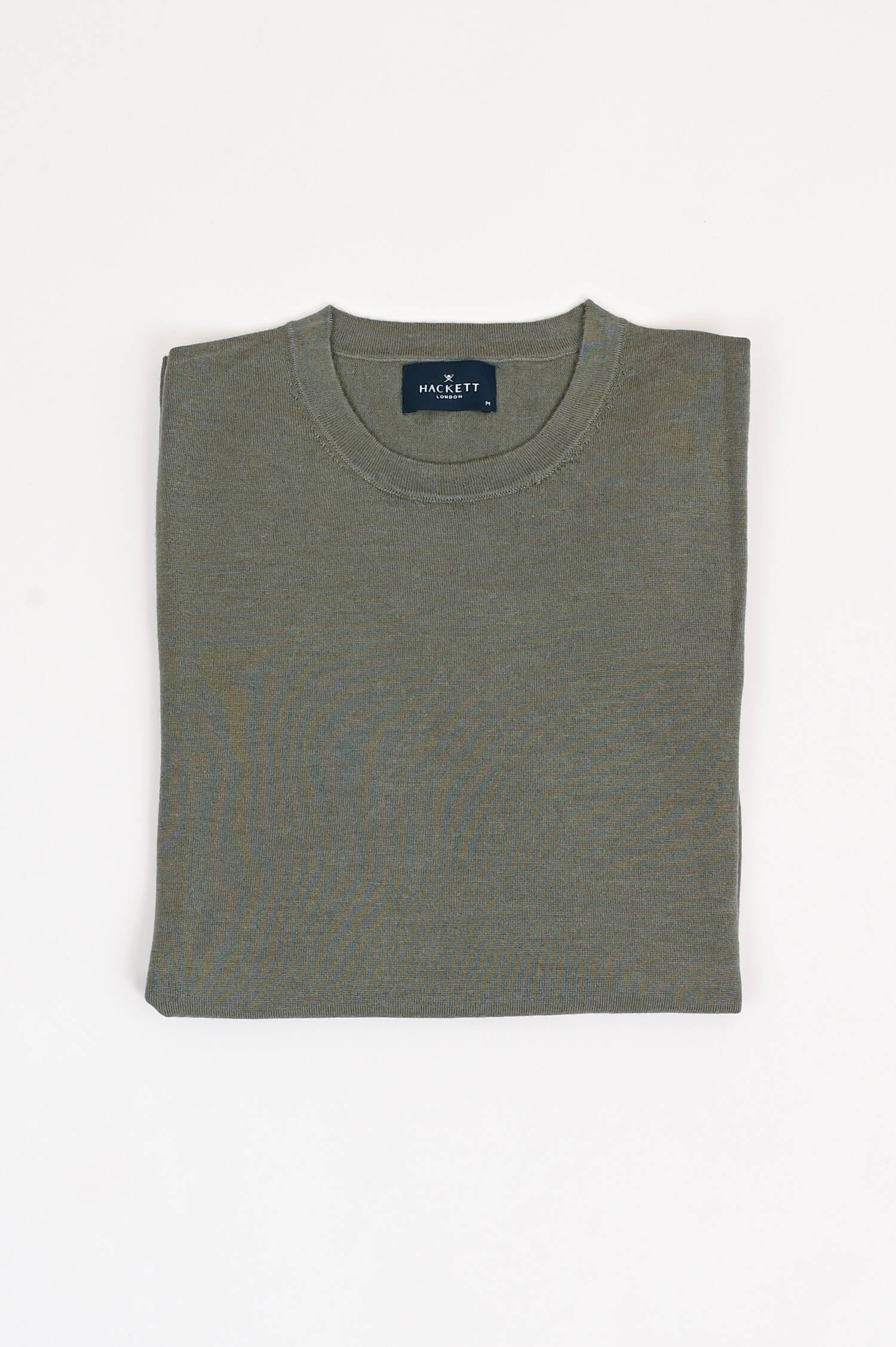 Pullover aus Woll-Seiden-Mix in Khaki