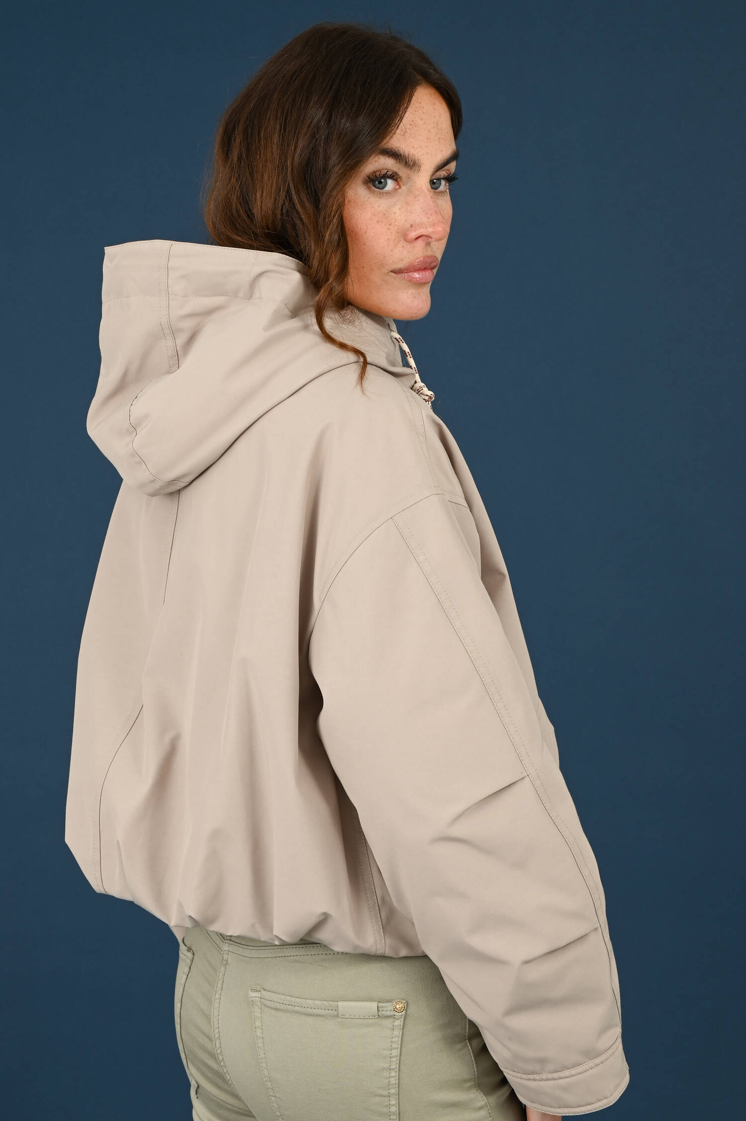Daunenpufferjacke EUCALYPTUS in Beige