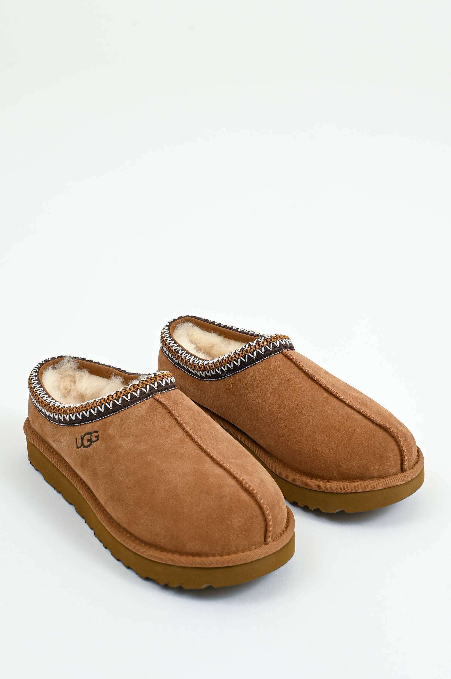 Lammfell-Pantoffel TASMAN in Chestnut