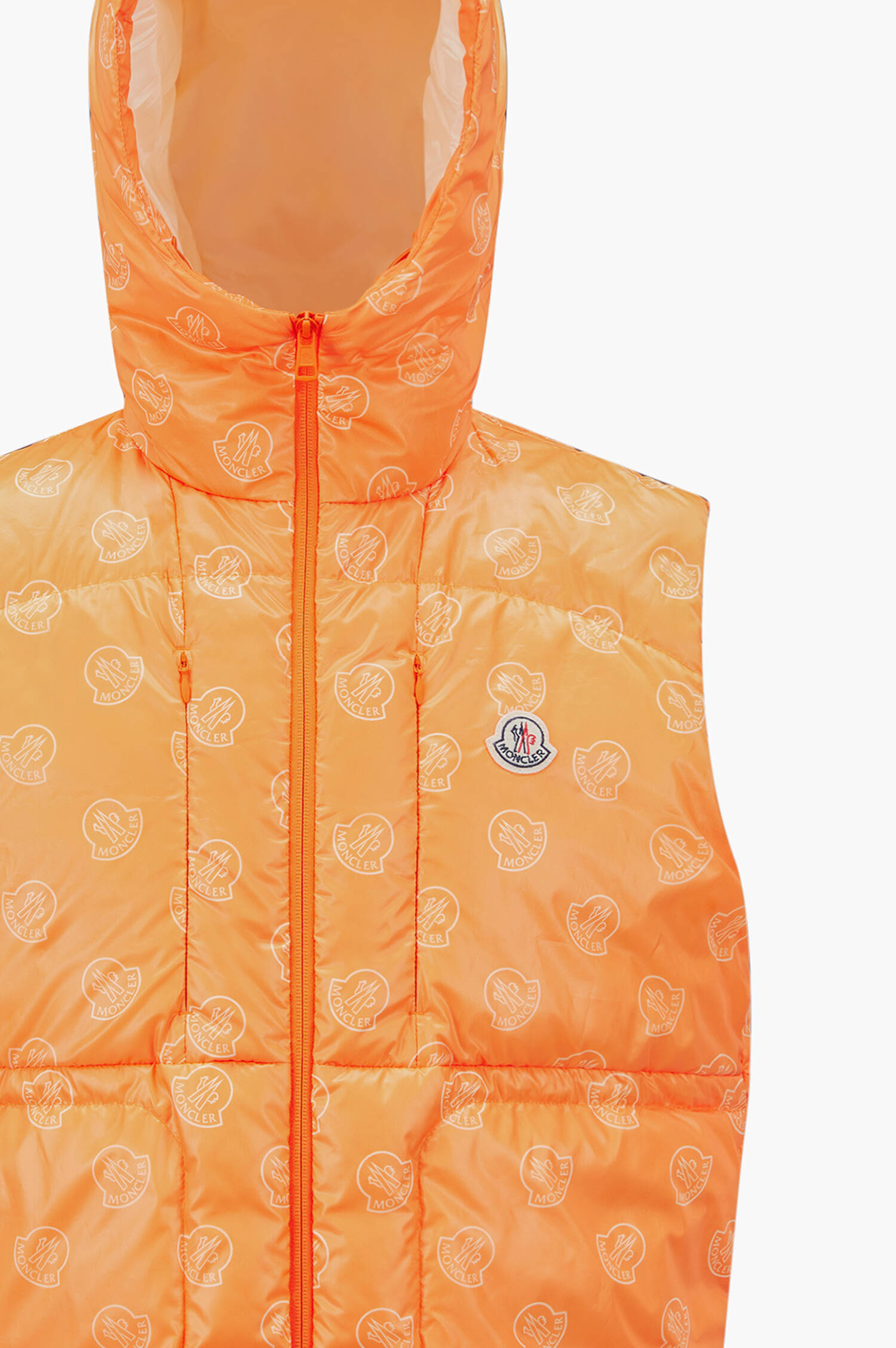 Leichte Daunenweste ALKARAB in Orange