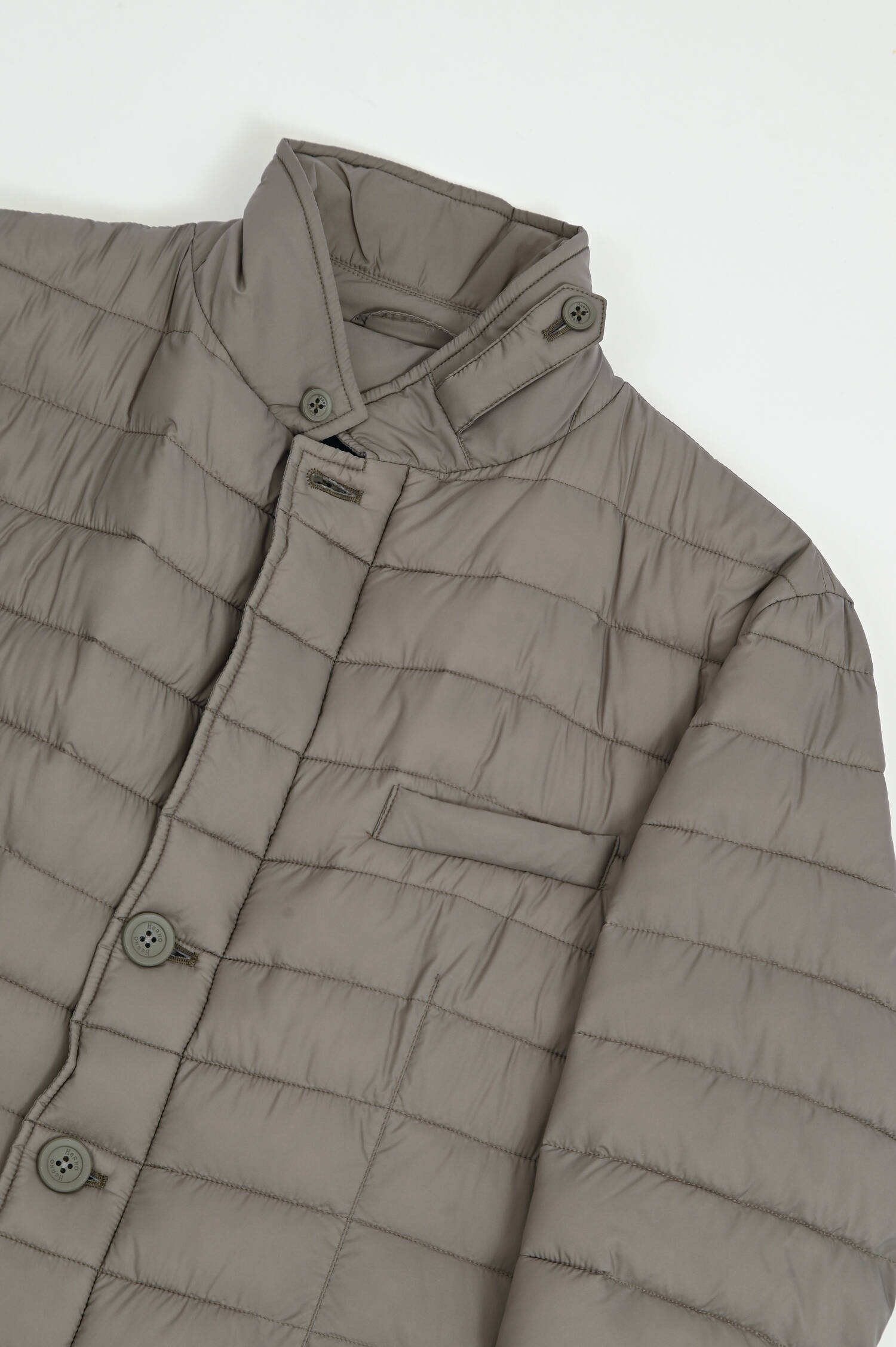 Steppjacke in Taupe