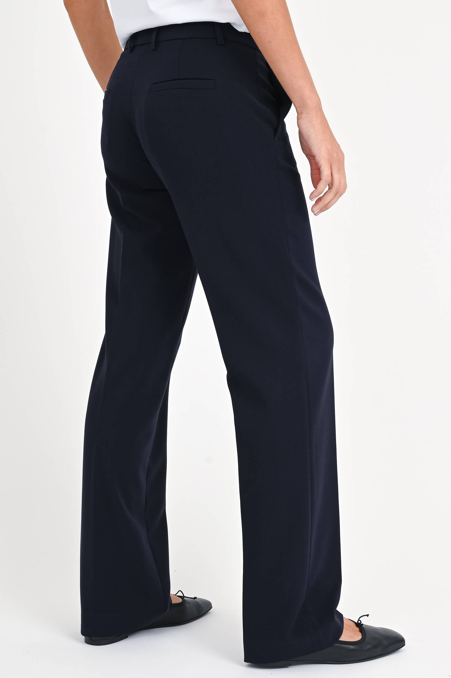 Hose mit geradem Bein in Navy