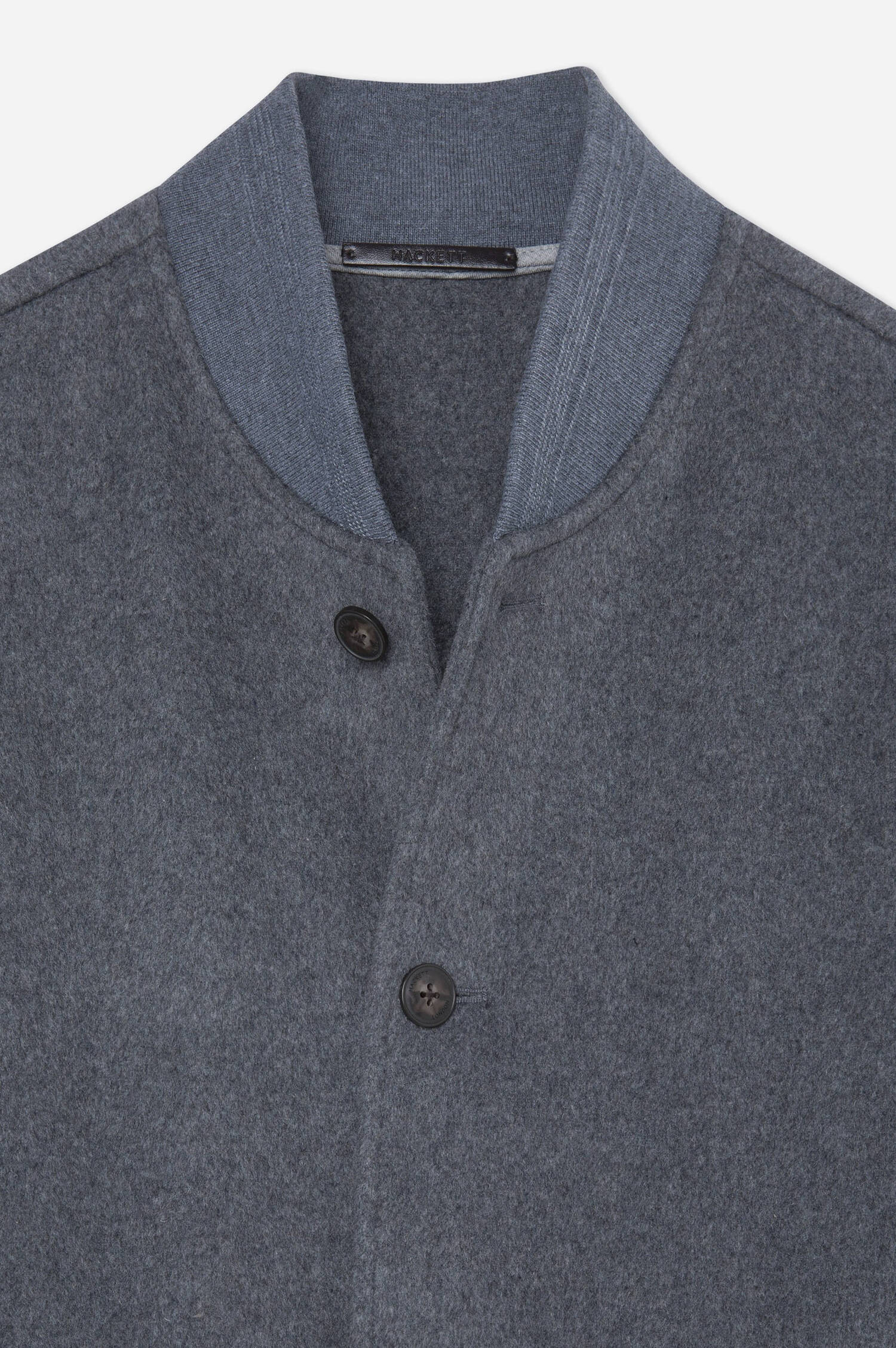 Bomberjacke aus Woll-Mix in Grau