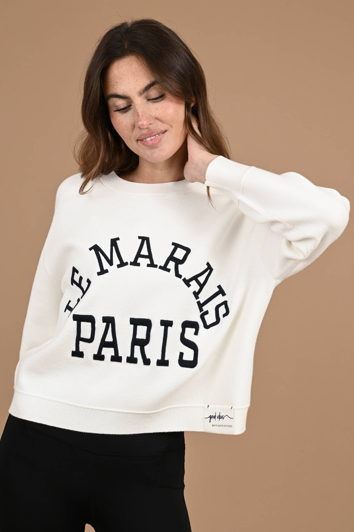 Sweater LE MARAIS PARIS in Ecru
