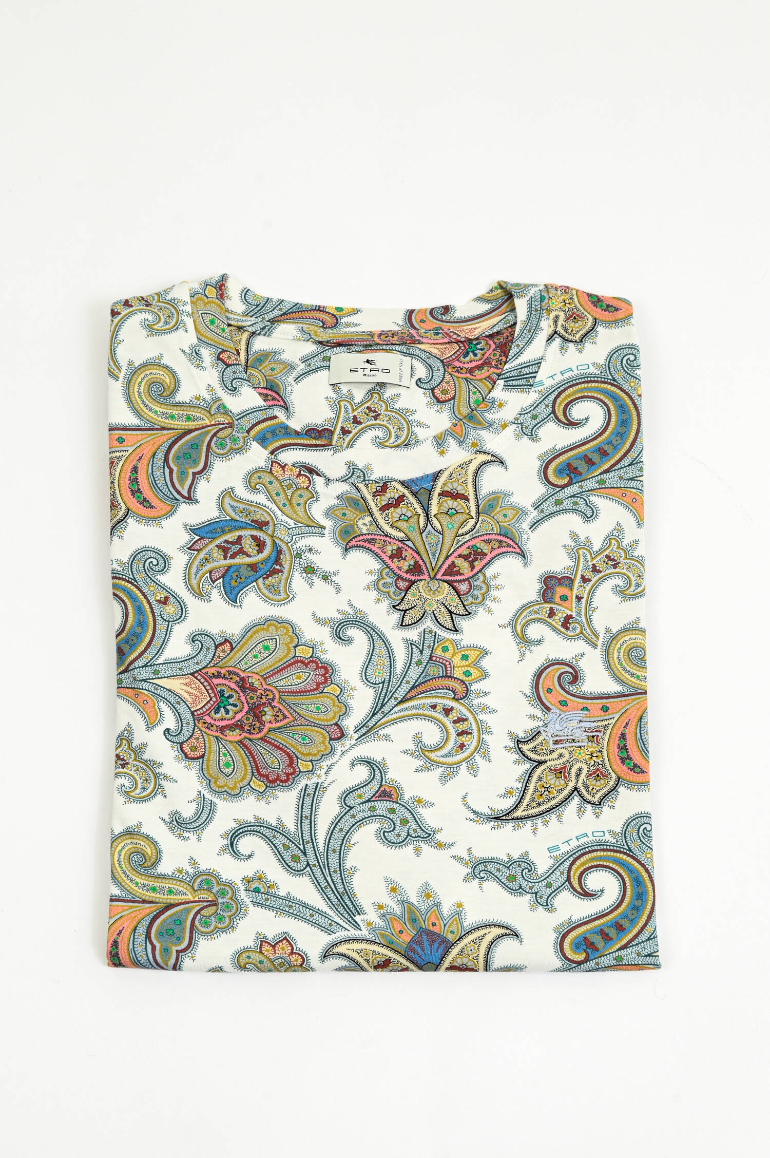 T-Shirt mit Paisly-Muster in Multicolor