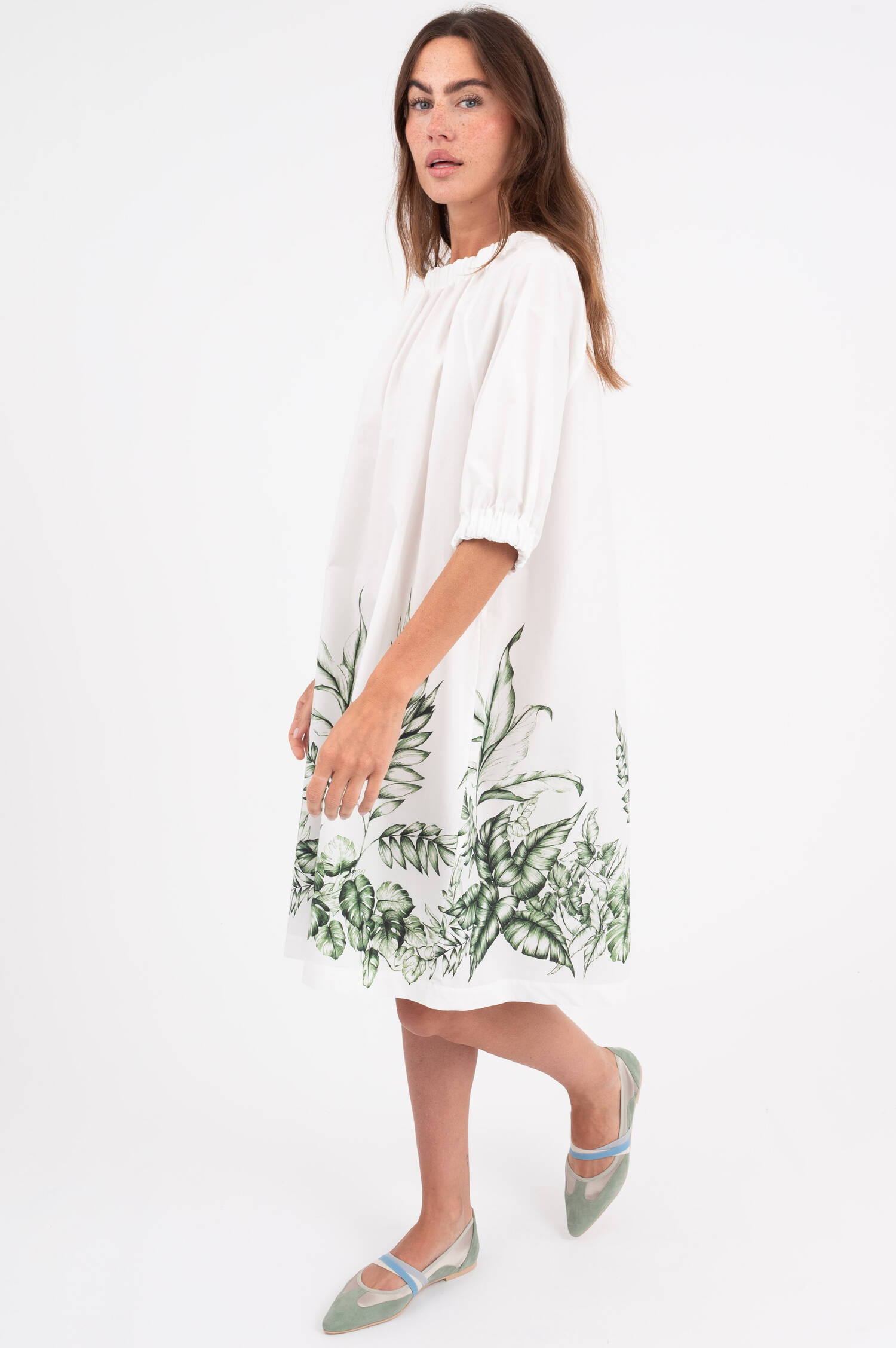 Off-Shoulder Kleid TEIA in Weiß Off-Shoulder Kleid TEIA in Weiß