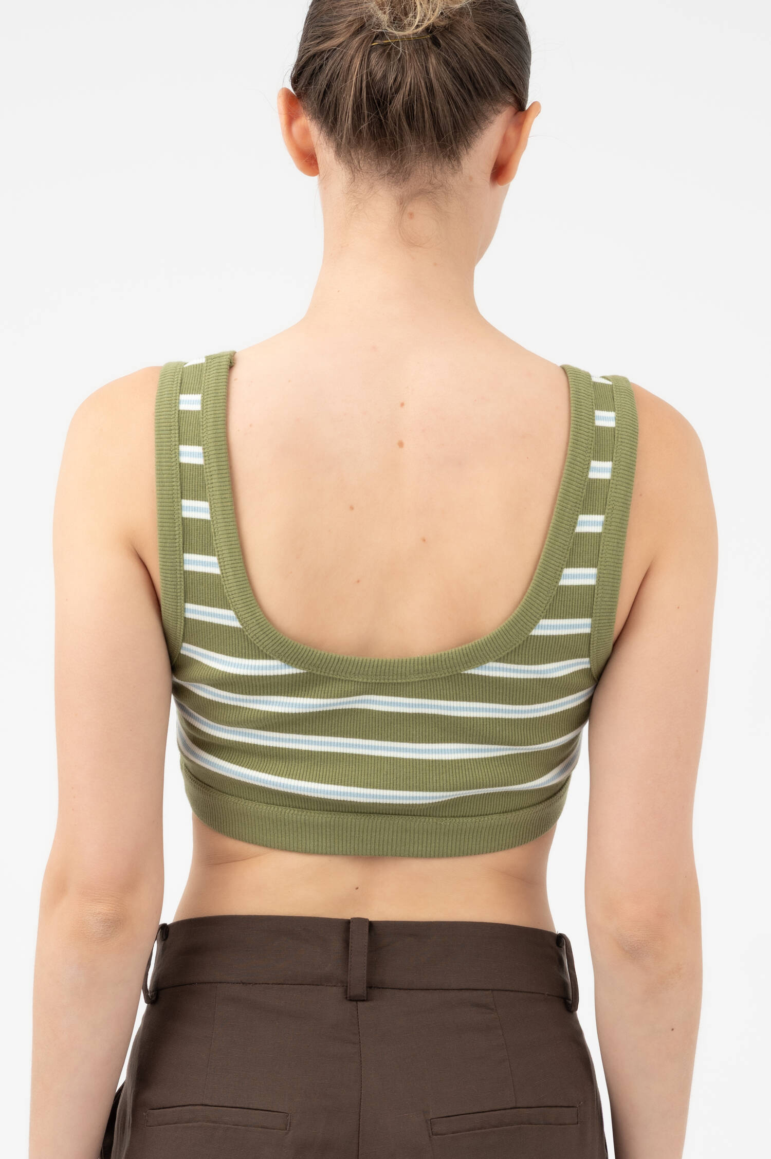 Rippstrick Bralette in Huntergreen Rippstrick Bralette in Huntergreen