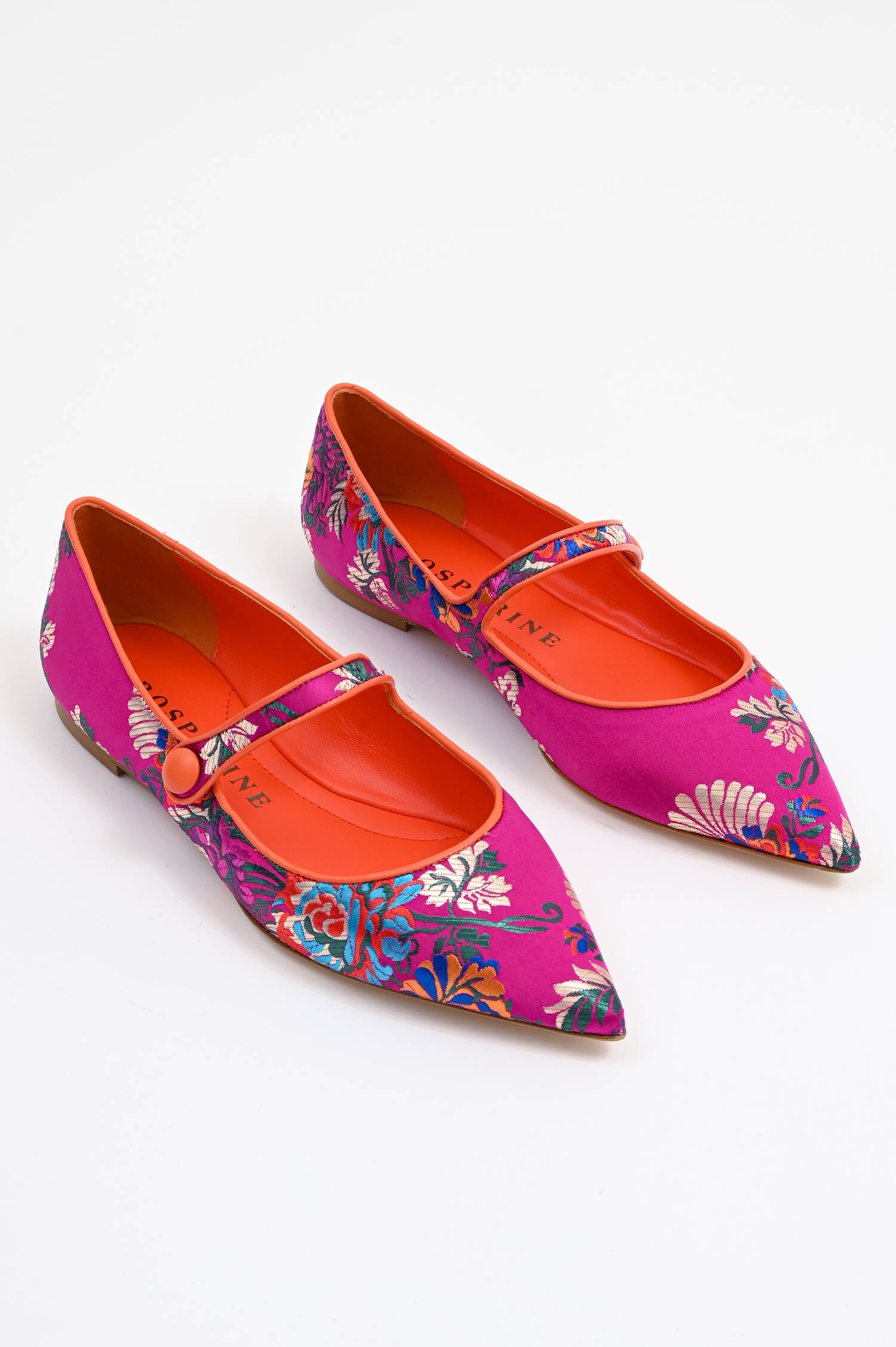 Ballerina BARBARA mit Riemchen in Arancio