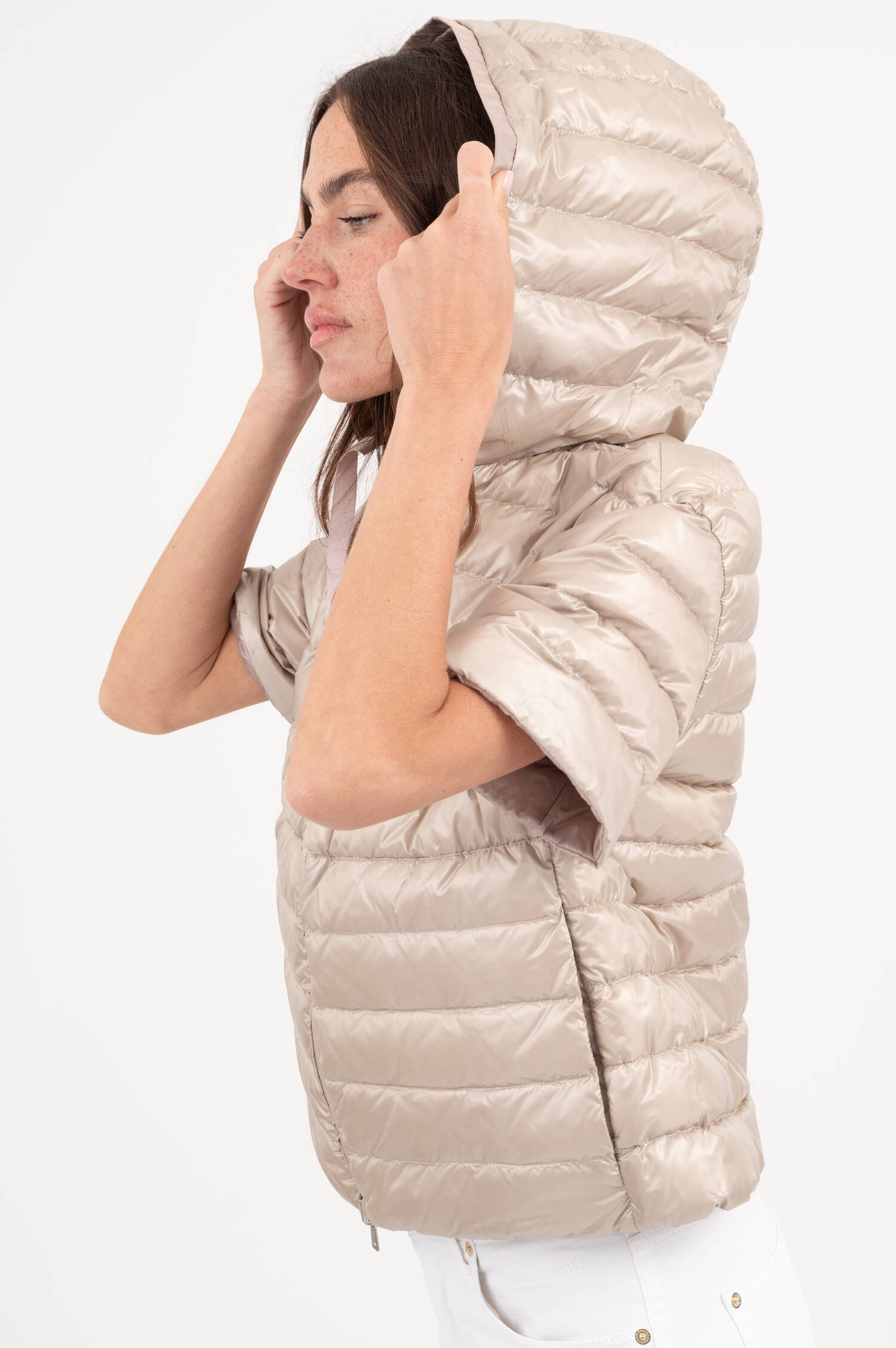 Wendegilet in Rosé/Beige Wendegilet in Rosé/Beige