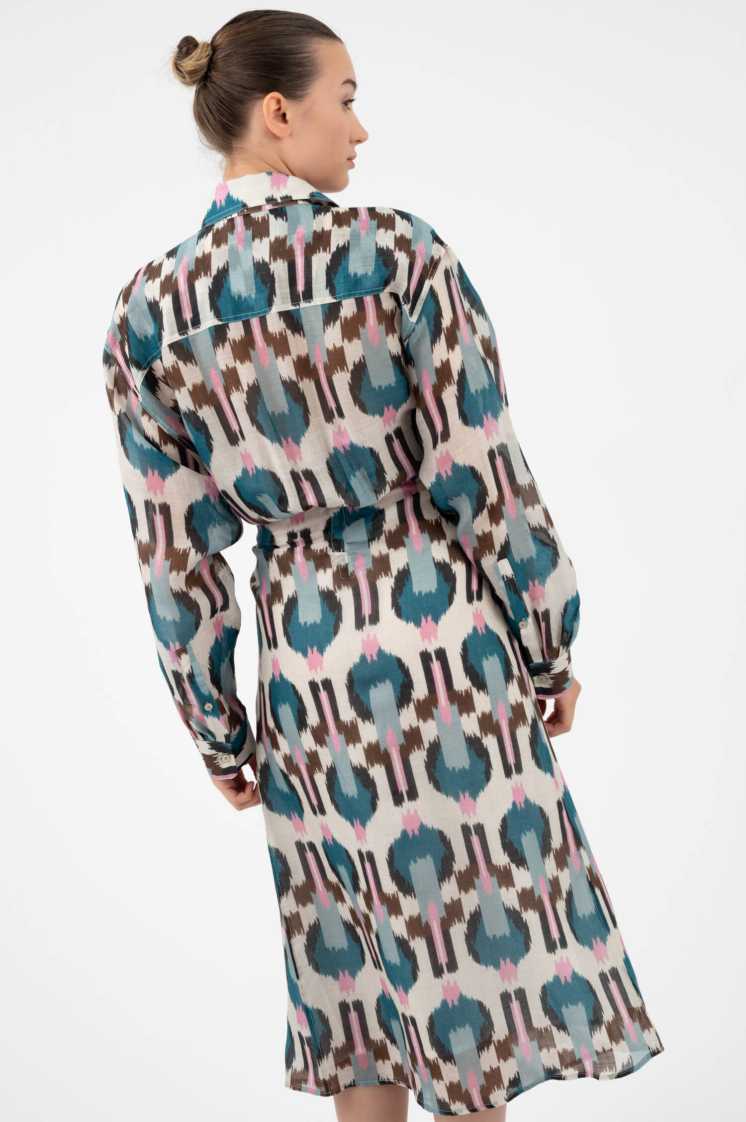 Kleid mit Print in Multicolor