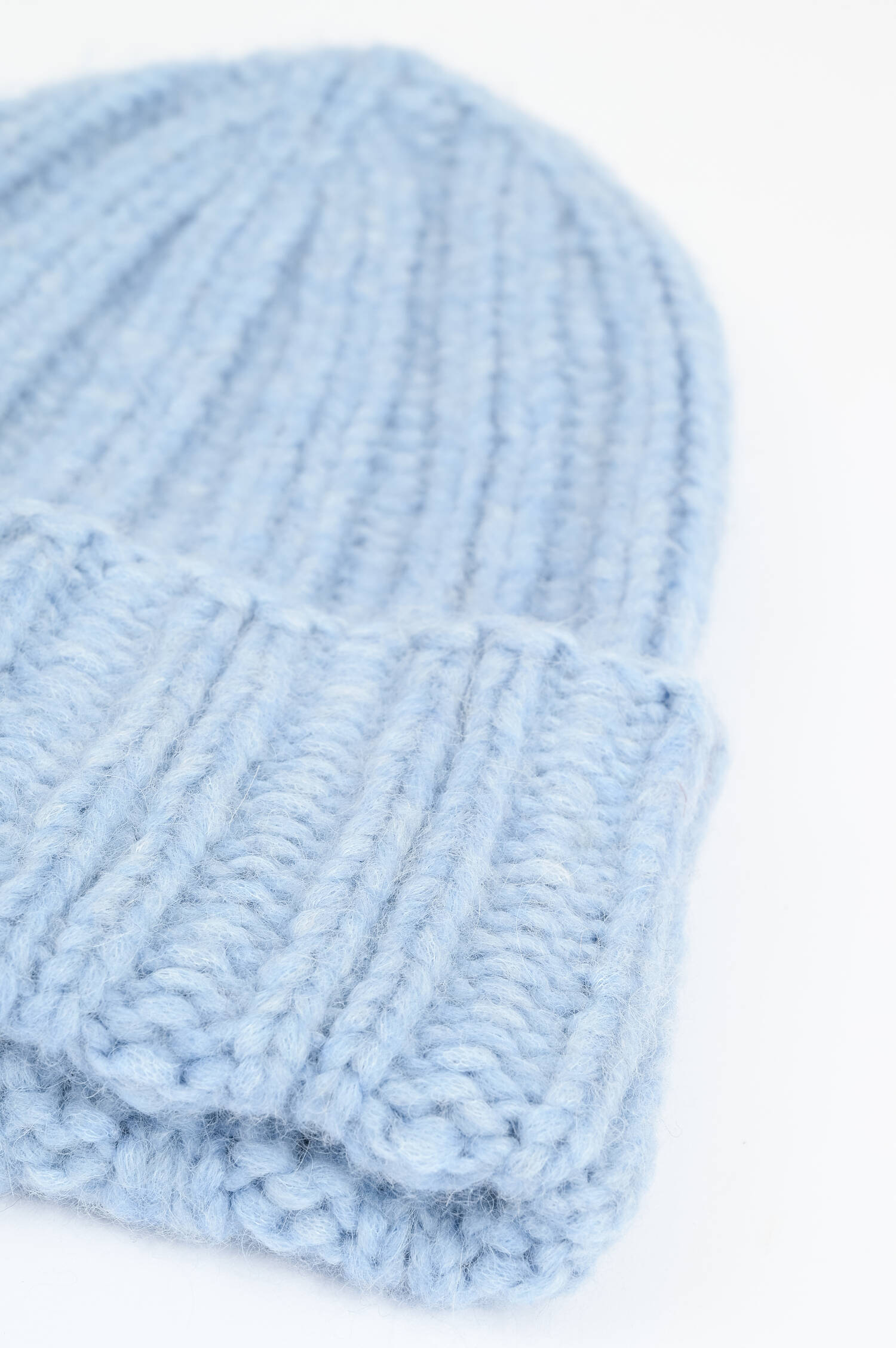 Mütze aus Wollmix in Hellblau Mütze aus Wollmix in Hellblau