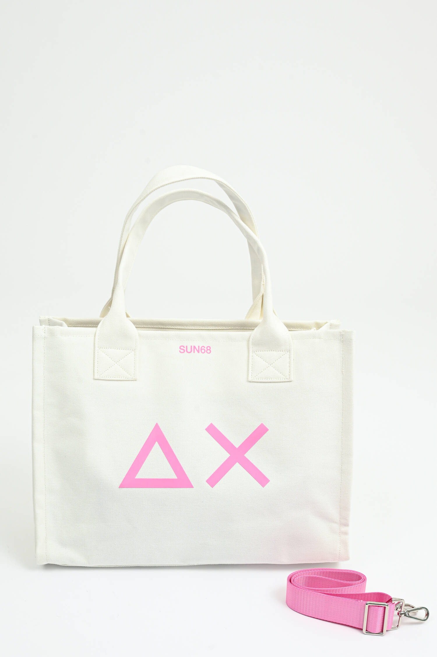 Large Canvas Tote in Weiß