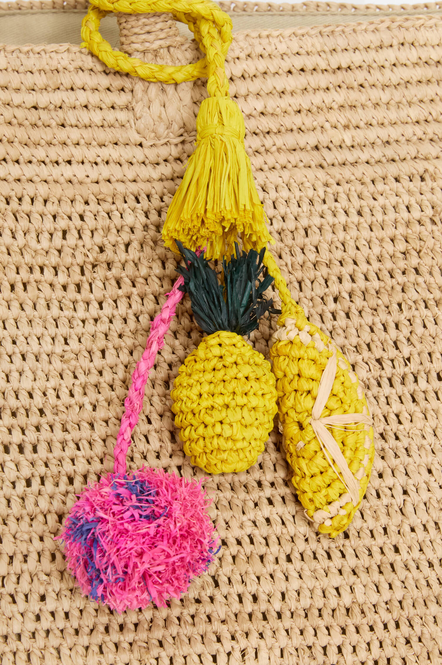 Anhänger BAG CHARM PINEAPPLE in Multicolor