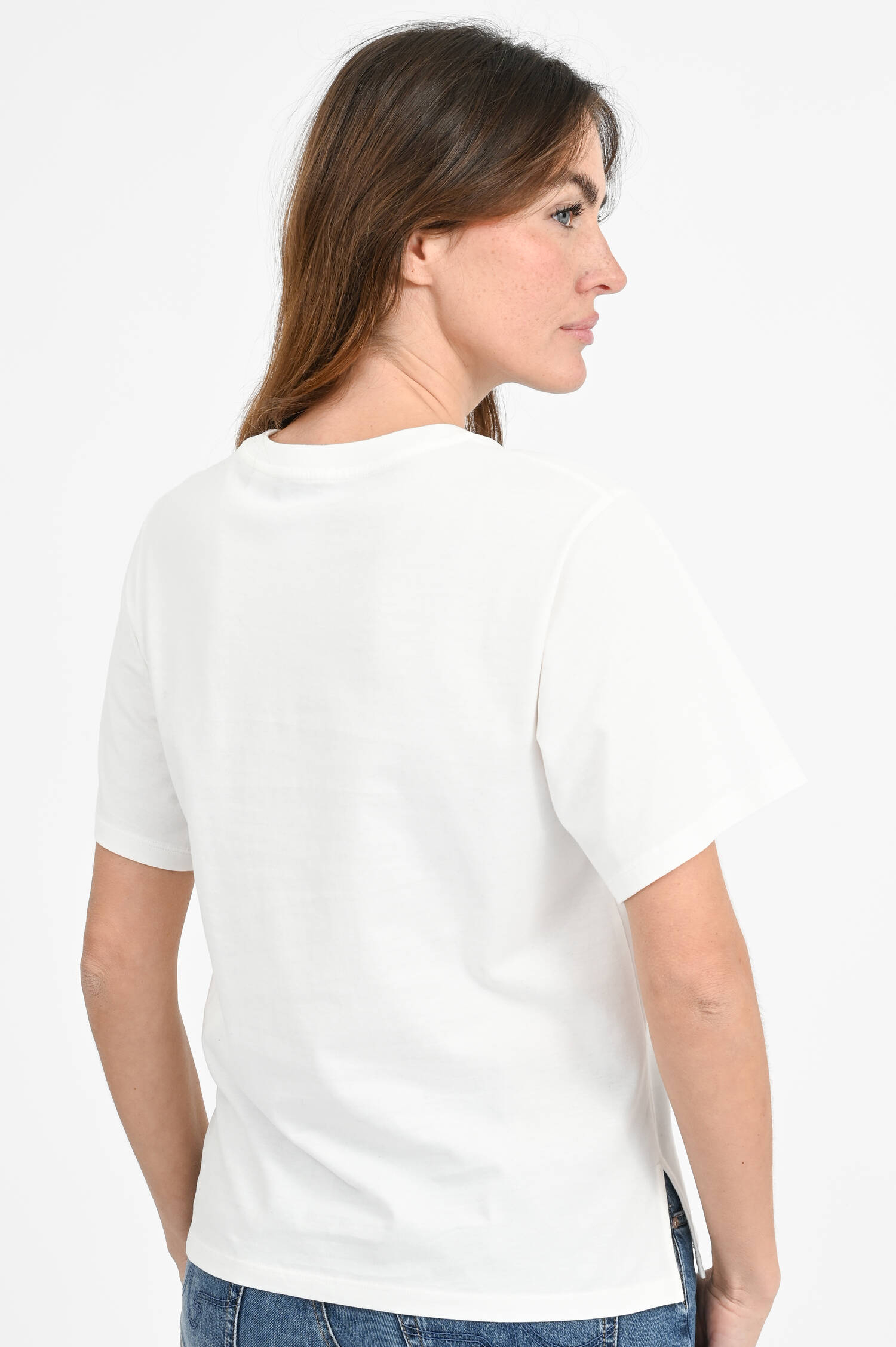 T-Shirt VENACO mit Logo-Detail in Weiß T-Shirt VENACO mit Logo-Detail in Weiß