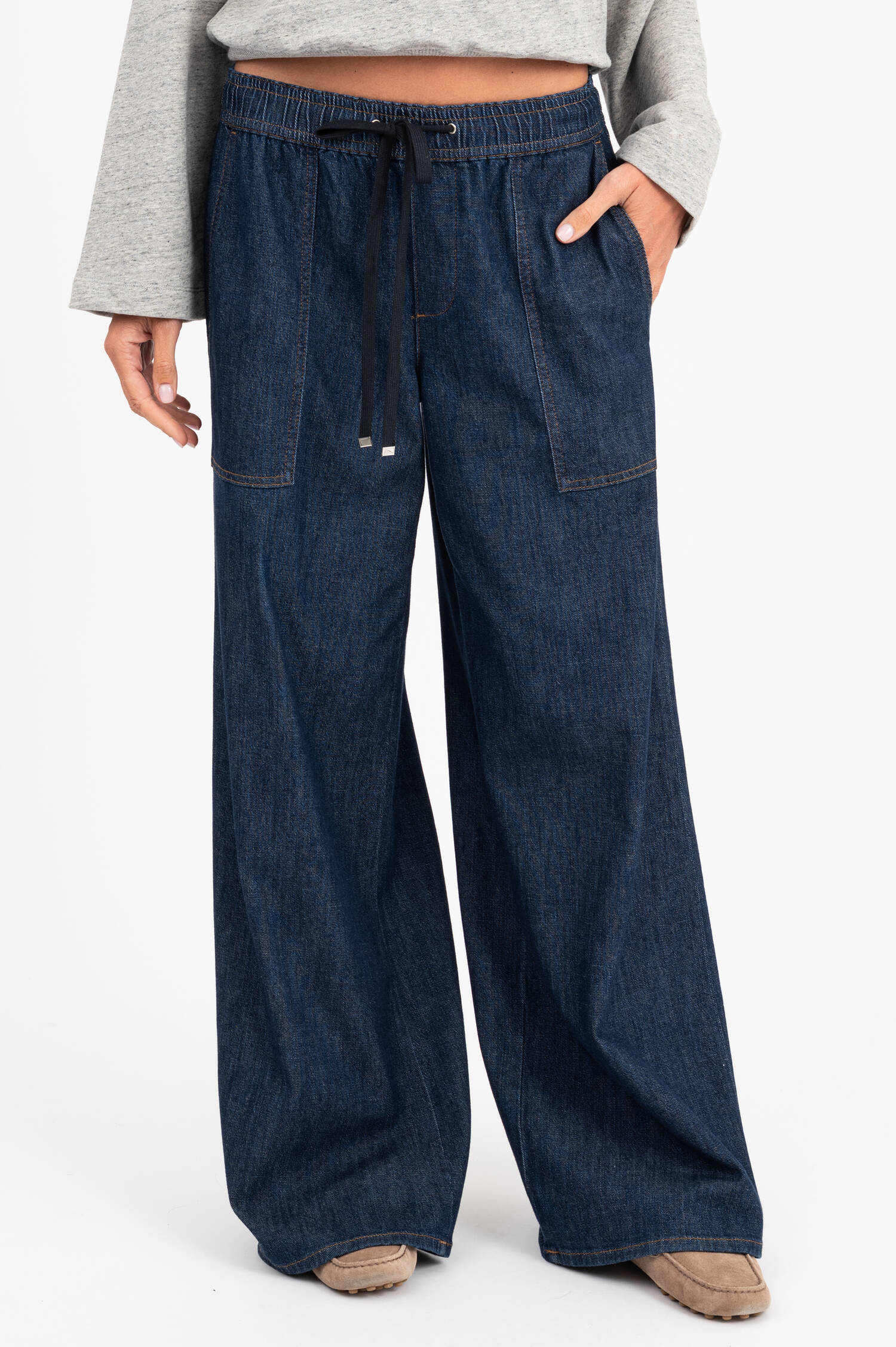 Jeanshose UTILITY PULL ON in Dunkelblau Jeanshose UTILITY PULL ON in Dunkelblau