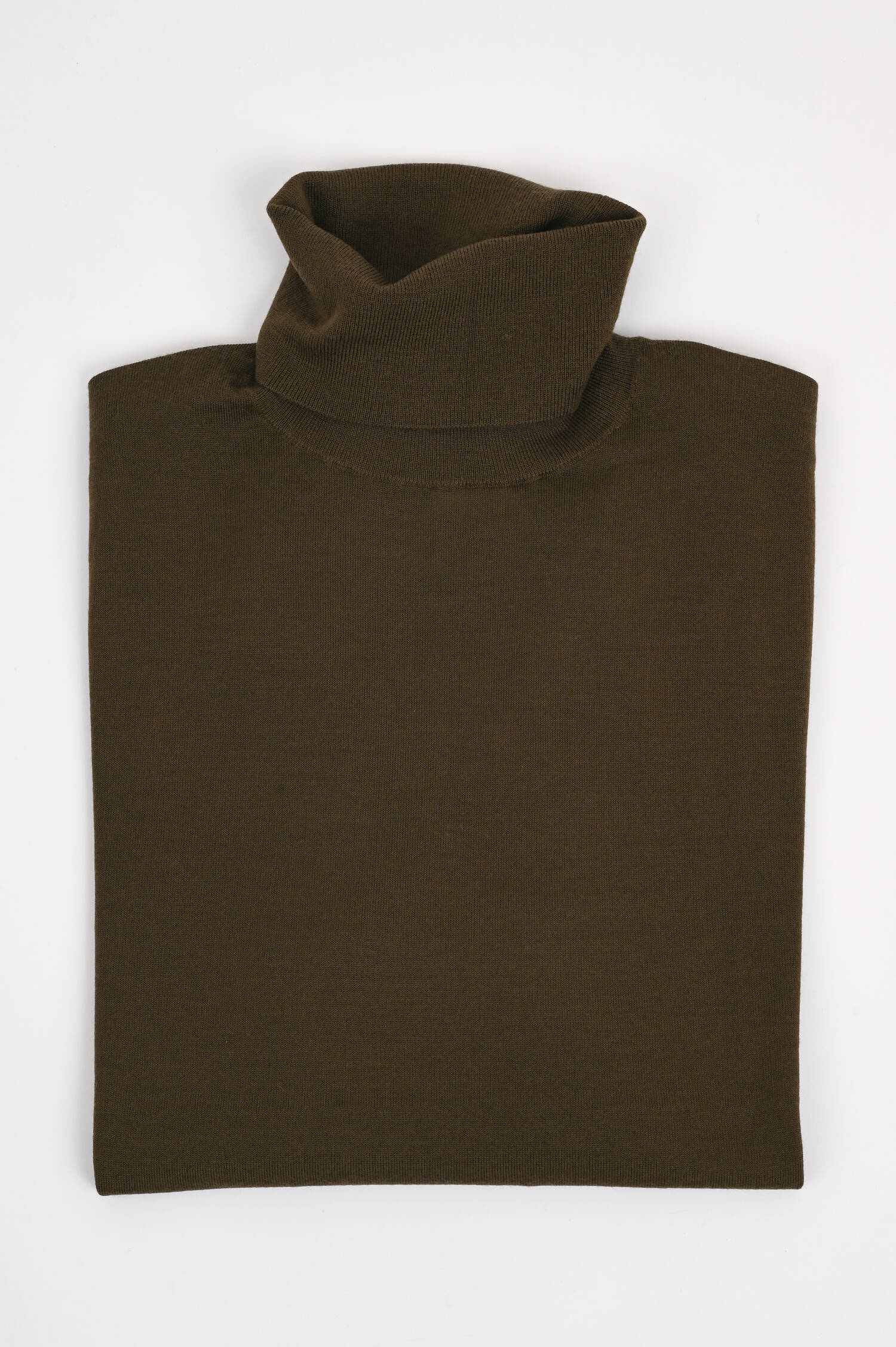 Feinstrick Pullover in Khaki
