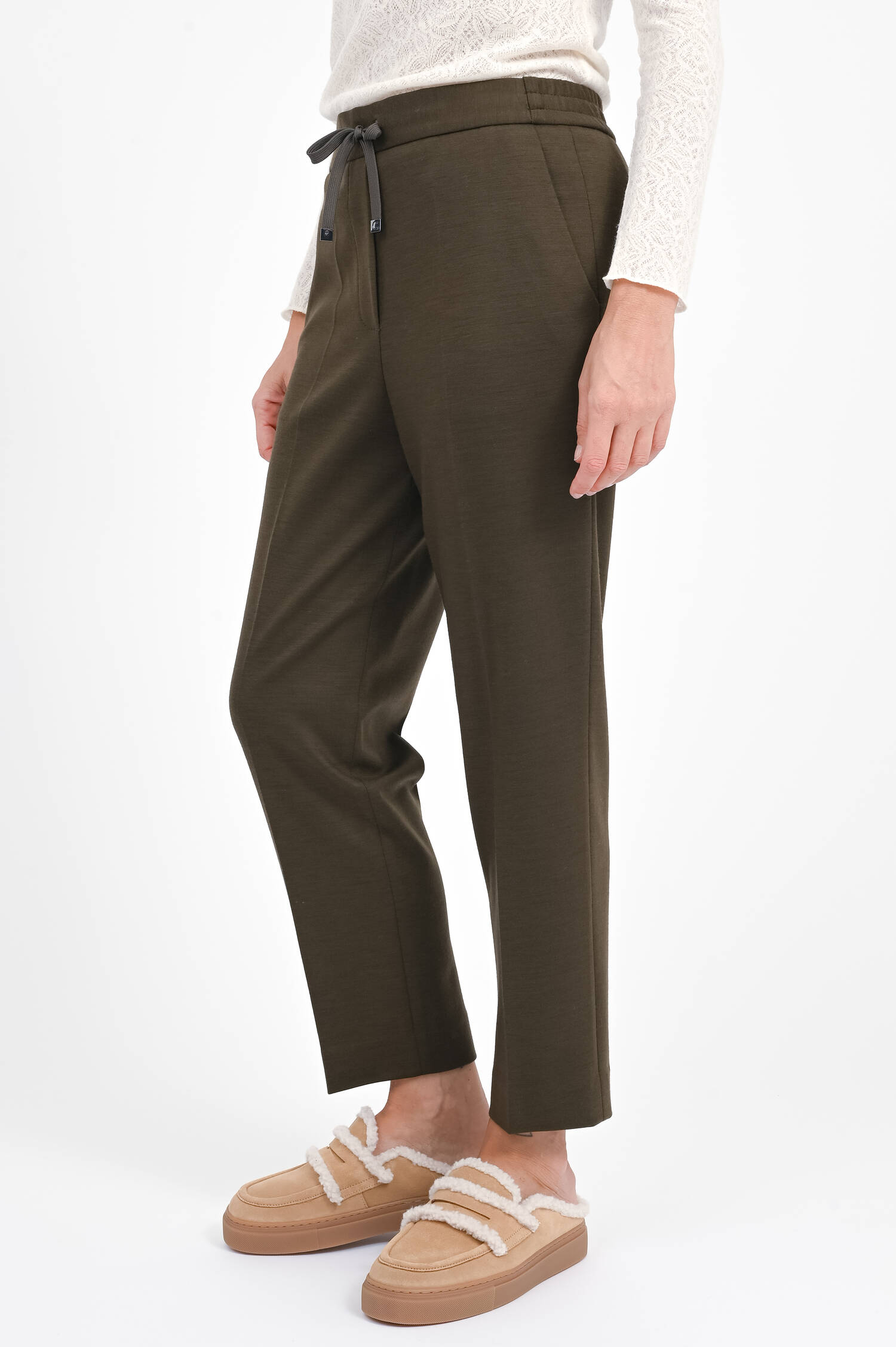 Wollhose KORD mit schmalen Bein in Dark Forest Wollhose KORD mit schmalen Bein in Dark Forest