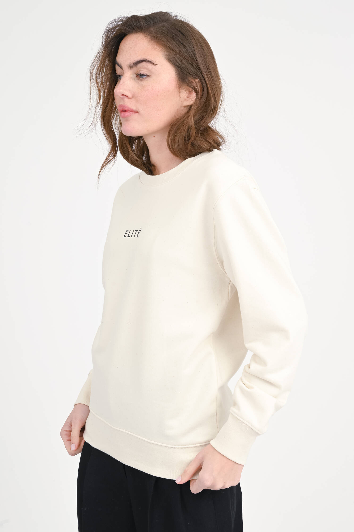 Sweatshirt NO BRA CLUB in Natur
