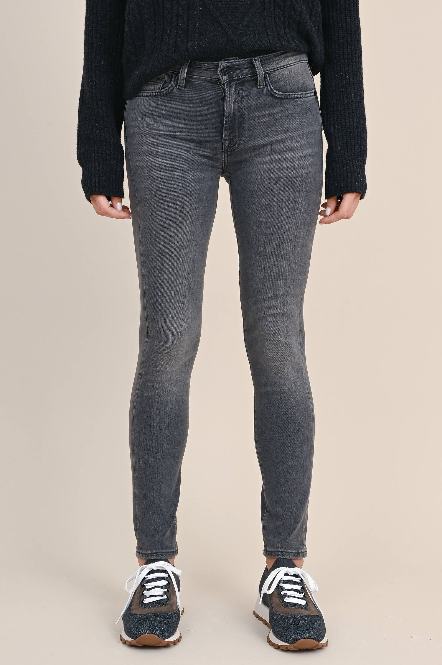 Jeans ROXANNE ANKLE im Vintage-Look in Grau Jeans ROXANNE ANKLE im Vintage-Look in Grau