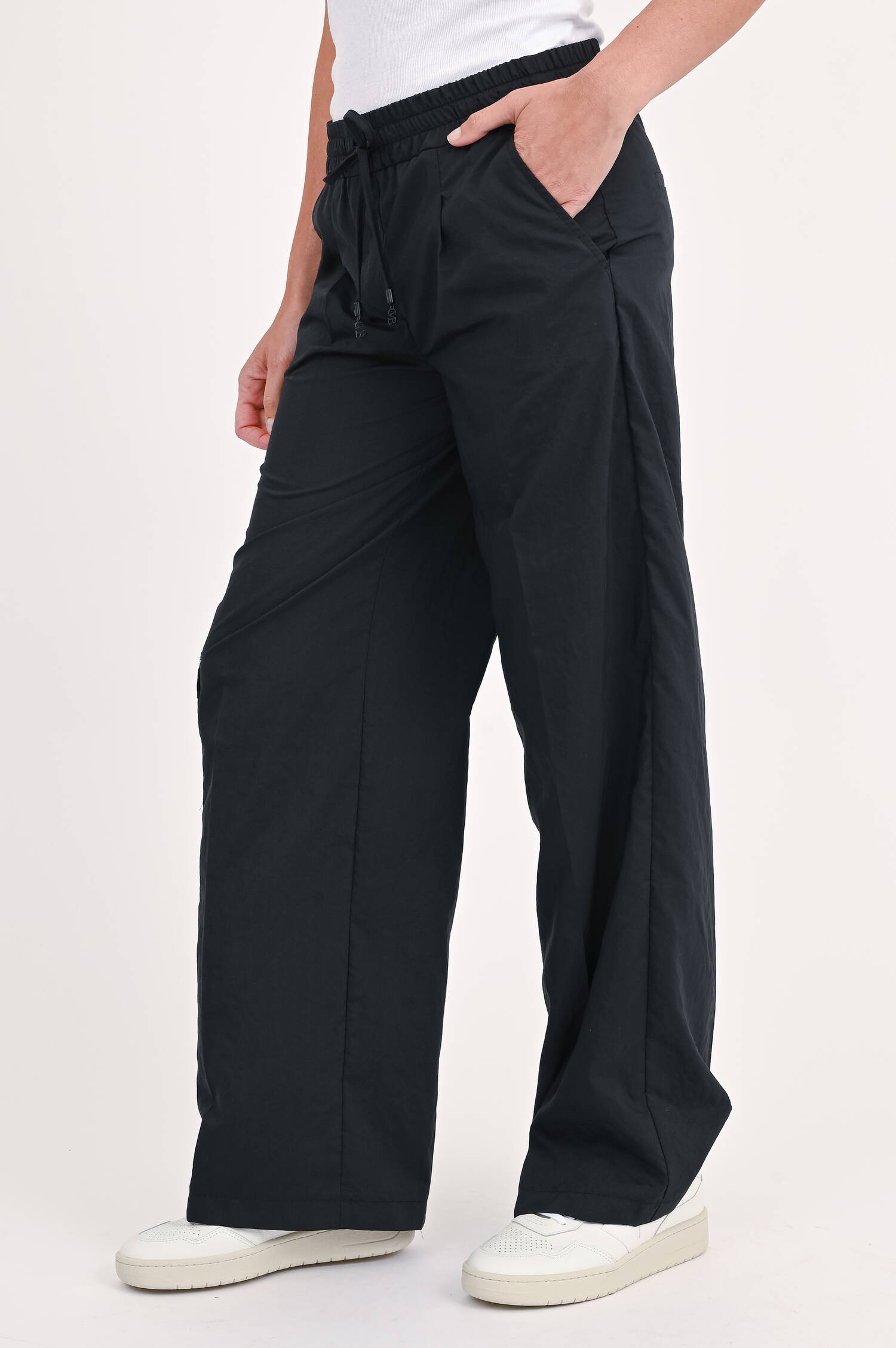 Wide-Leg Hose AMILIA in Schwarz