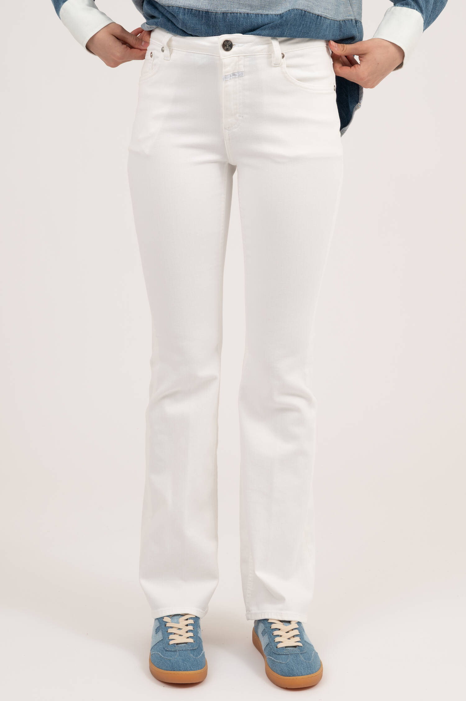 Flared Jeans JOVANNA in Weiß Flared Jeans JOVANNA in Weiß