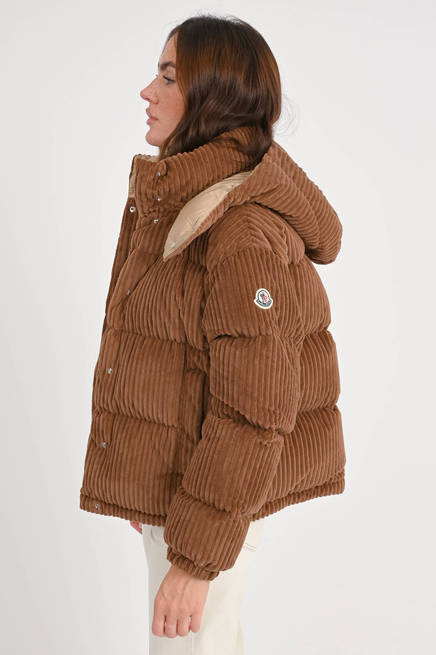 Cord-Daunenjacke DAOS in Braun