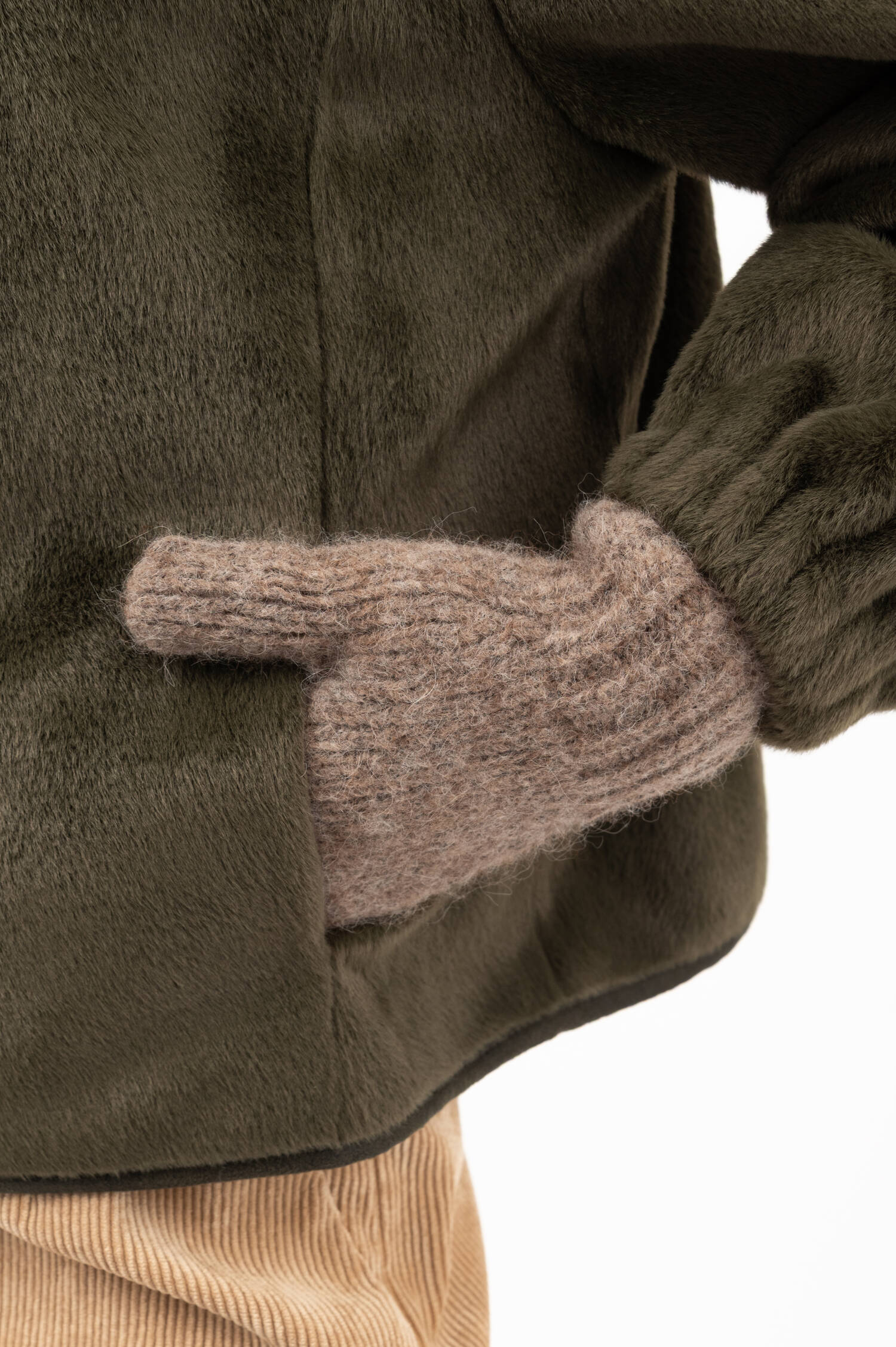 Fäustlinge RUPY in Taupe Fäustlinge RUPY in Taupe