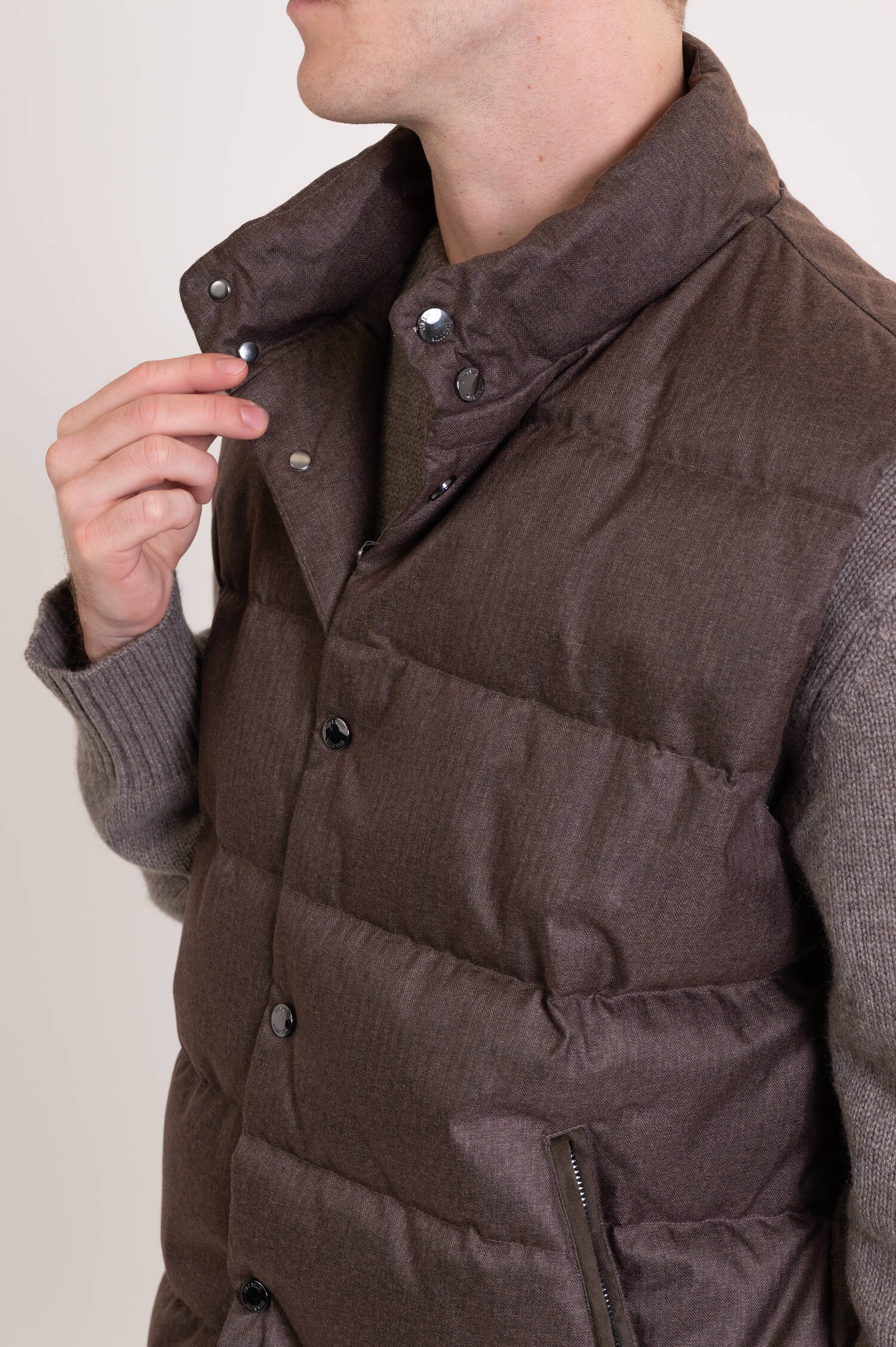 Gilet VANCOUVER in Braun Gilet VANCOUVER in Braun