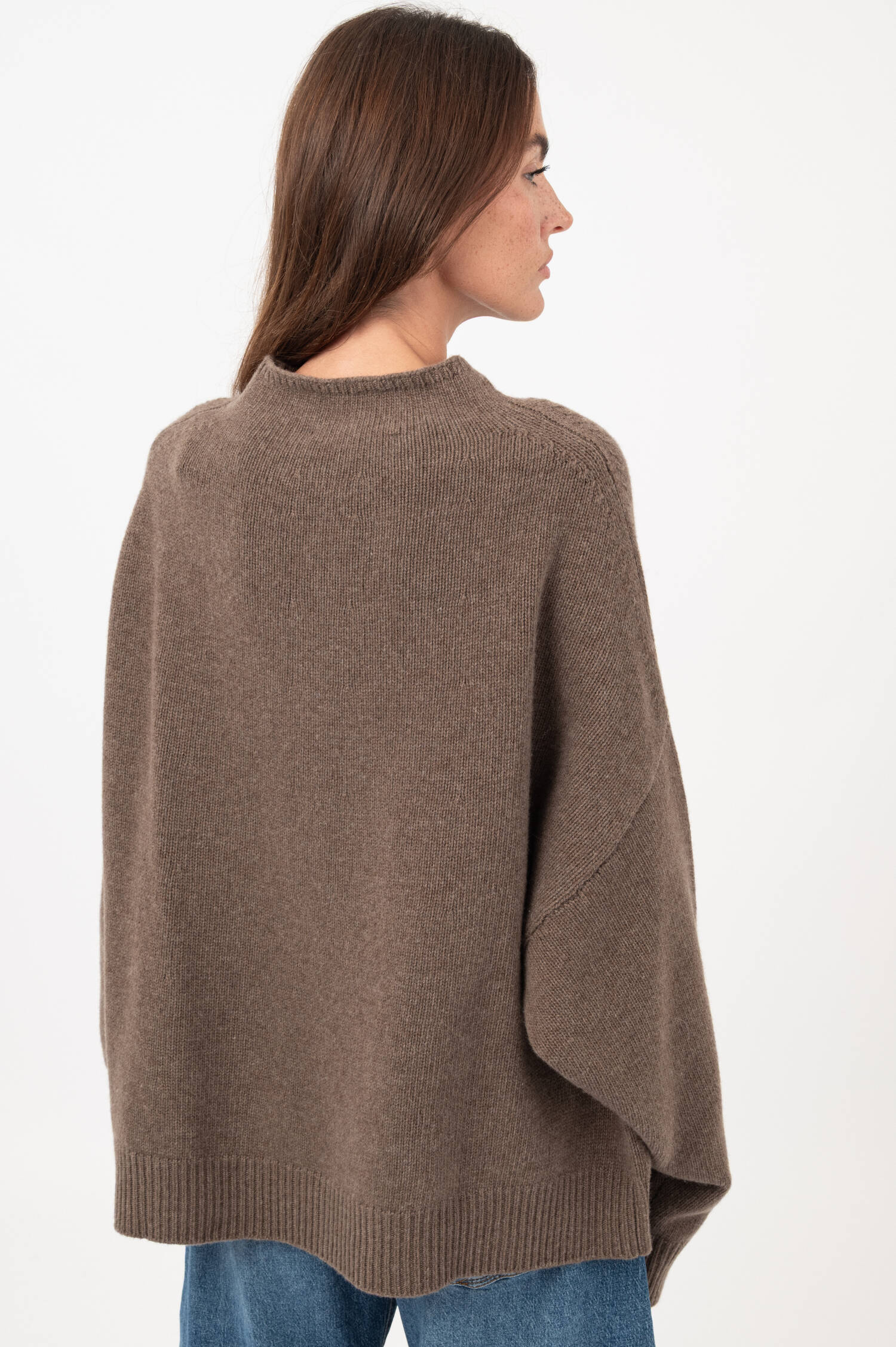 Woll-Pullover DAGMAR in Braun Woll-Pullover DAGMAR in Braun