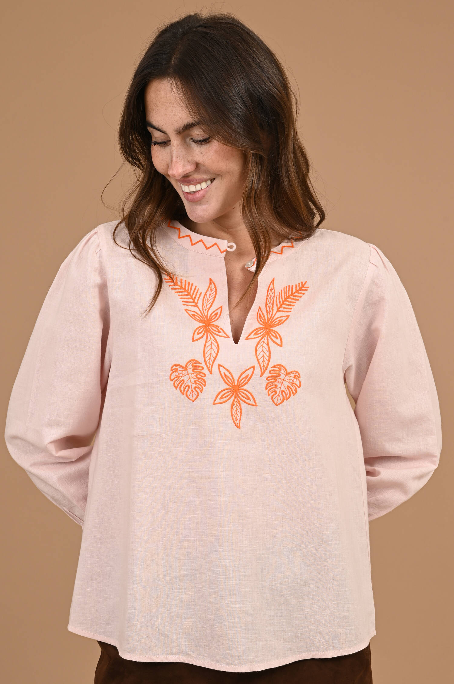 Bluse RIO in Rose/Orange