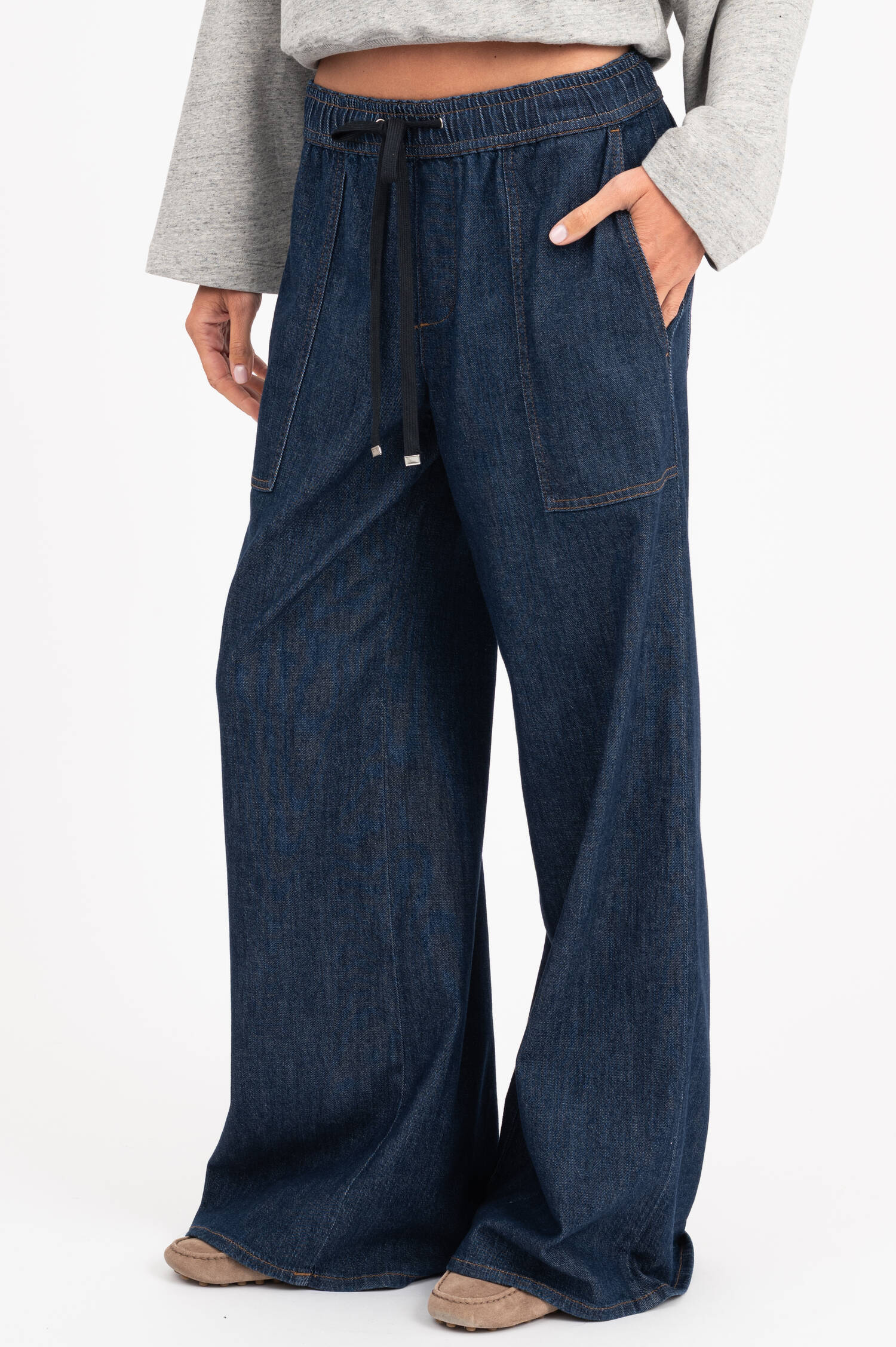 Jeanshose UTILITY PULL ON in Dunkelblau Jeanshose UTILITY PULL ON in Dunkelblau