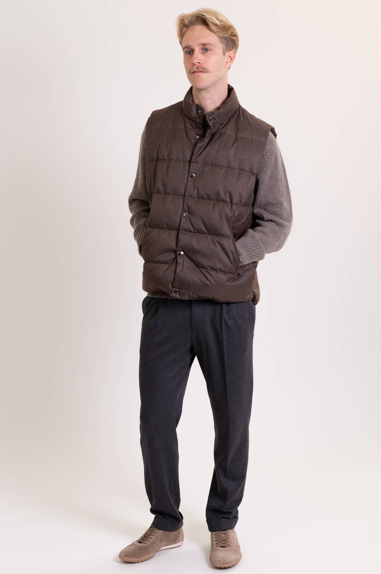 Gilet VANCOUVER in Braun Gilet VANCOUVER in Braun