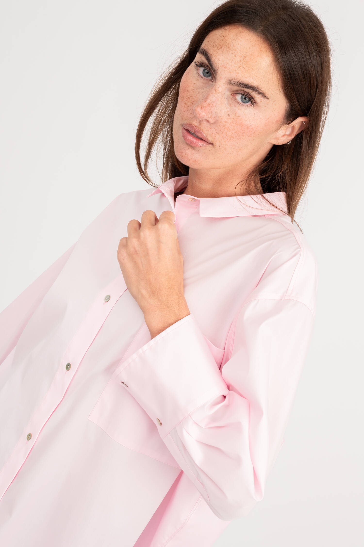 Oversize Bluse in Rosa Oversize Bluse in Rosa