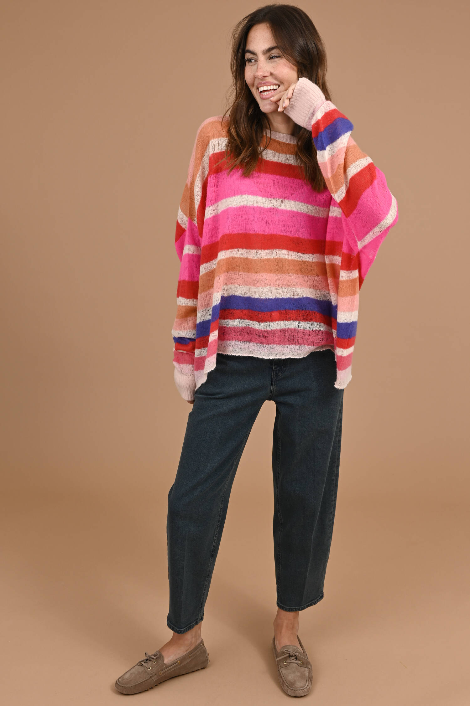 Pullover PEARCY in Multicolor gemustert