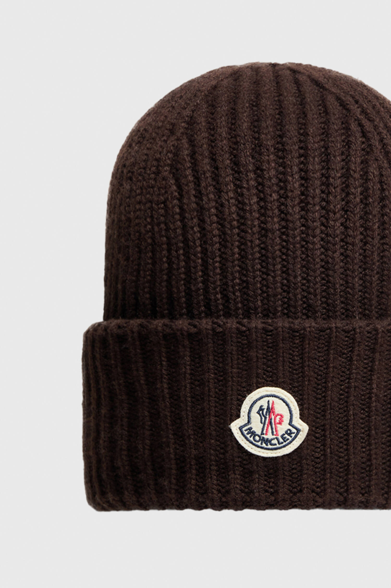 Mütze mit Logo-Patch in Braun
