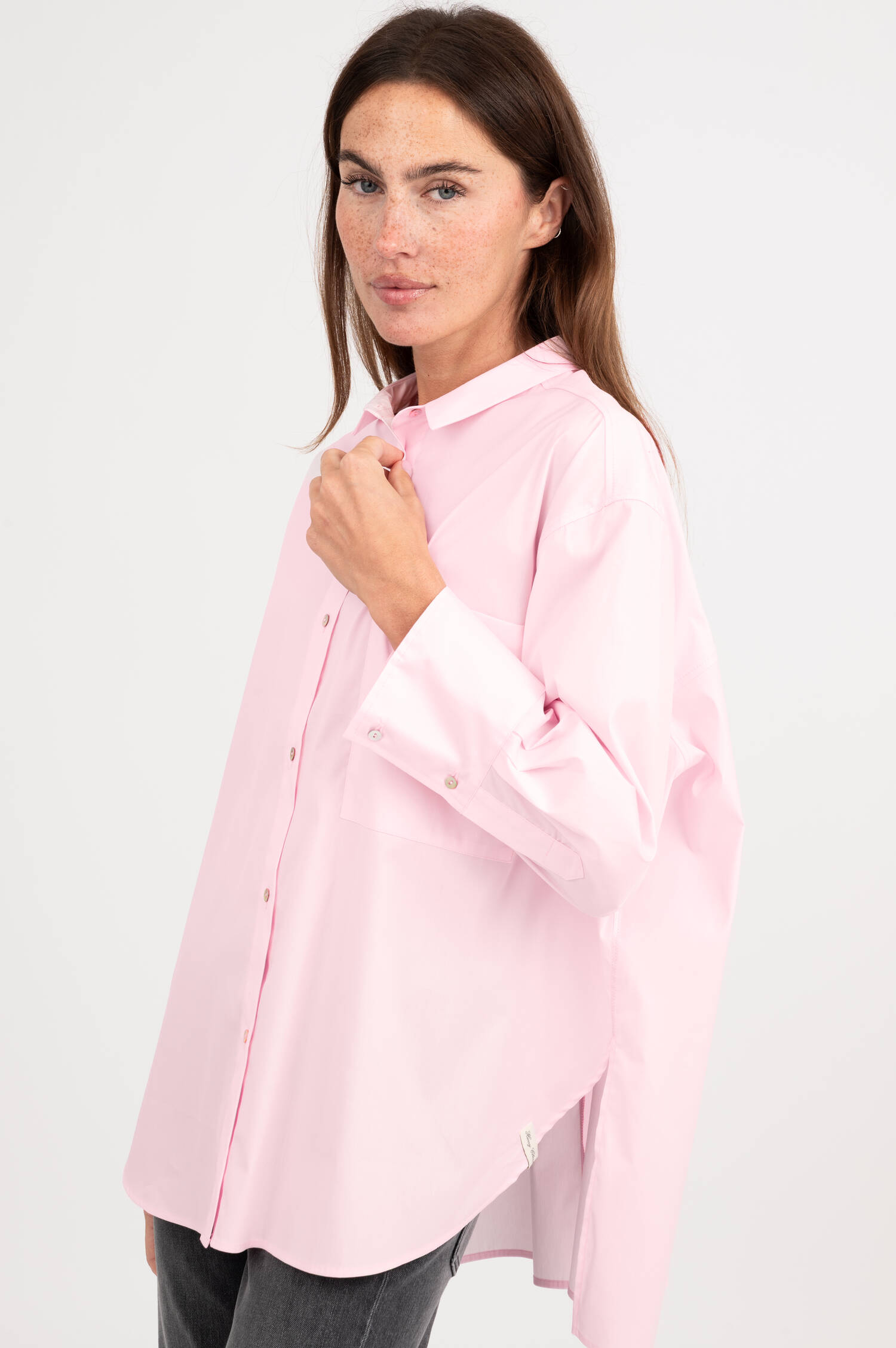 Oversize Bluse in Rosa Oversize Bluse in Rosa