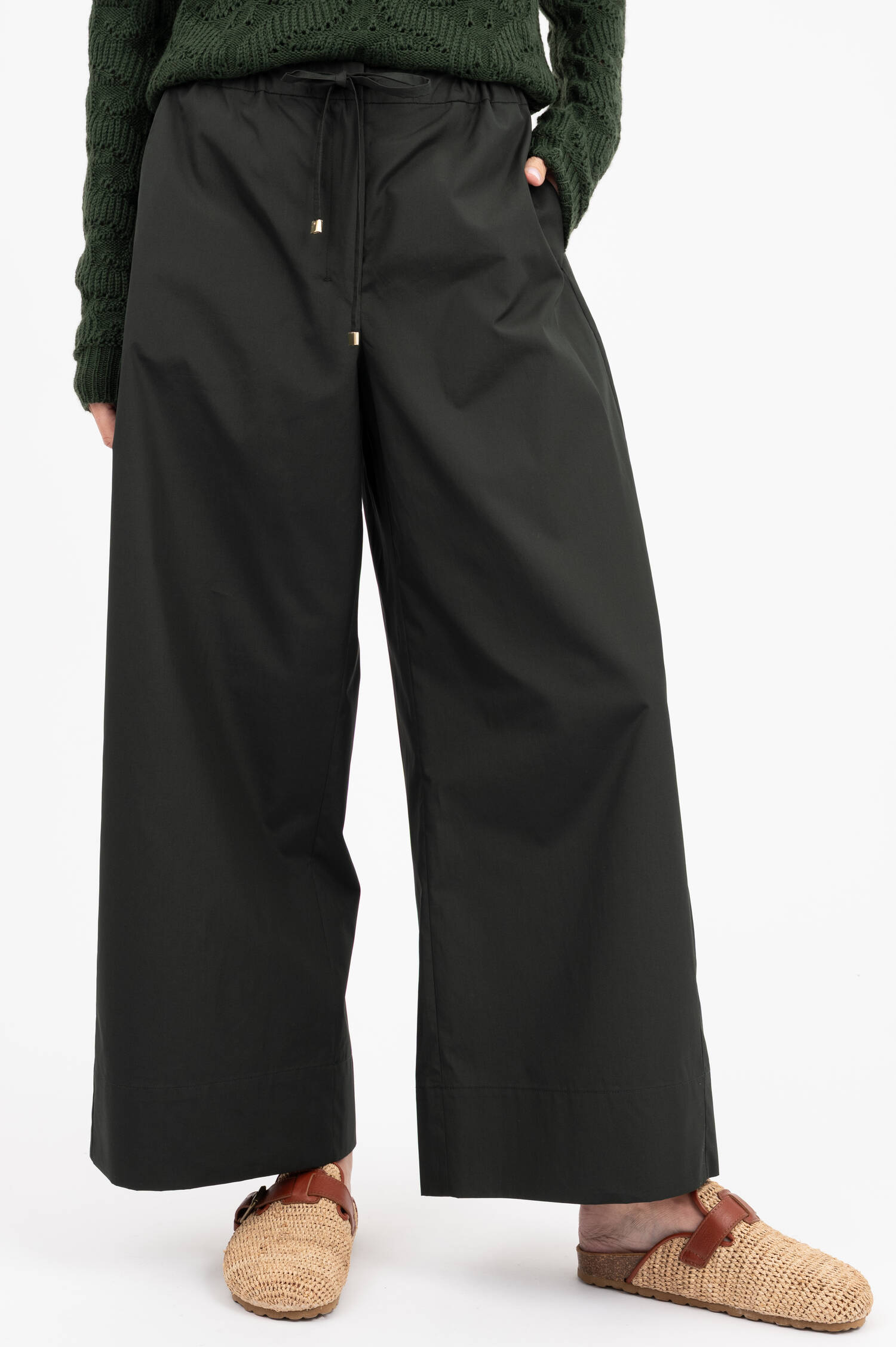 Culotte Hose AUREO in Tannengrün