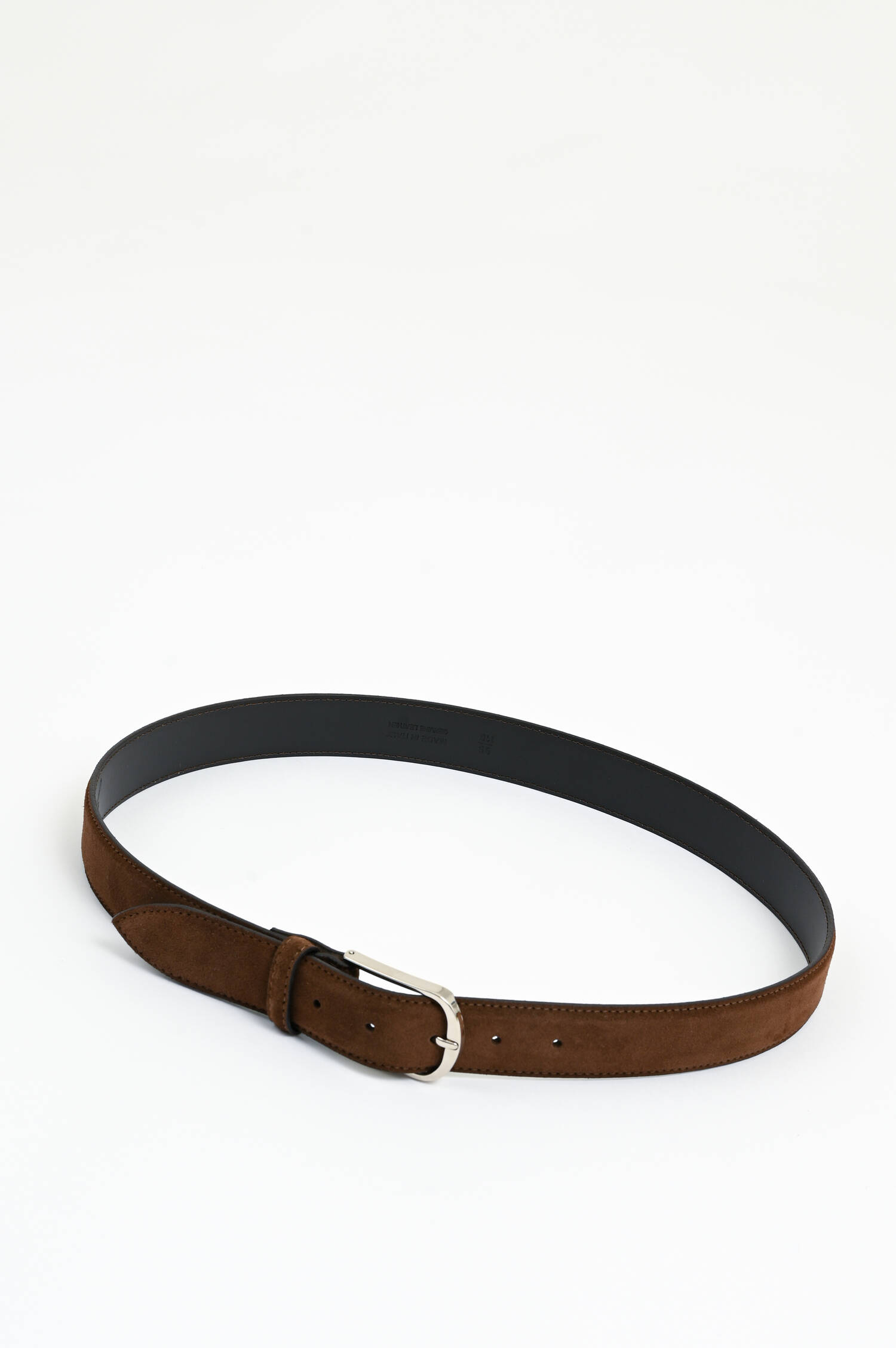 Gürtel aus Veloursleder in Braun Gürtel aus Veloursleder in Braun