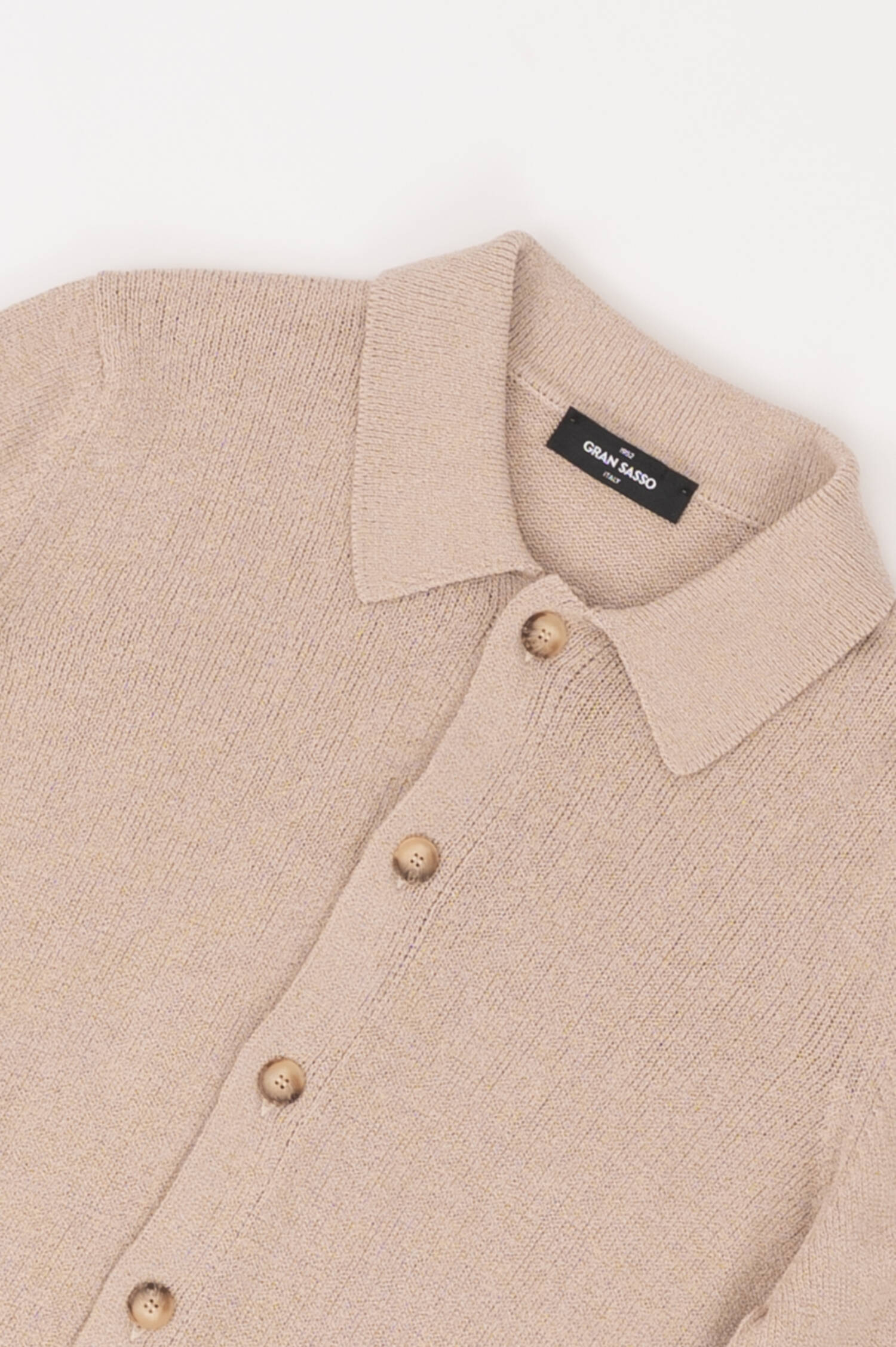 Strickjacke mit Cashmere Anteil in Beige