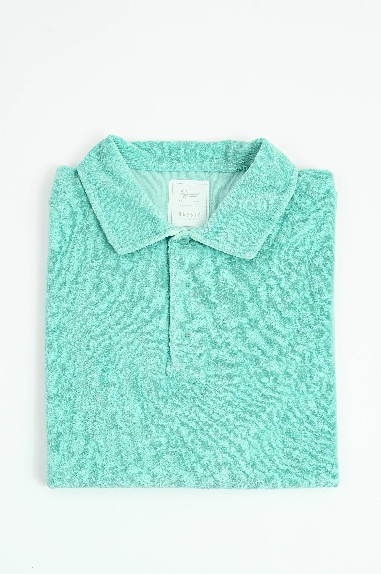 Poloshirt GRÜNER in Türkis Poloshirt GRÜNER in Türkis