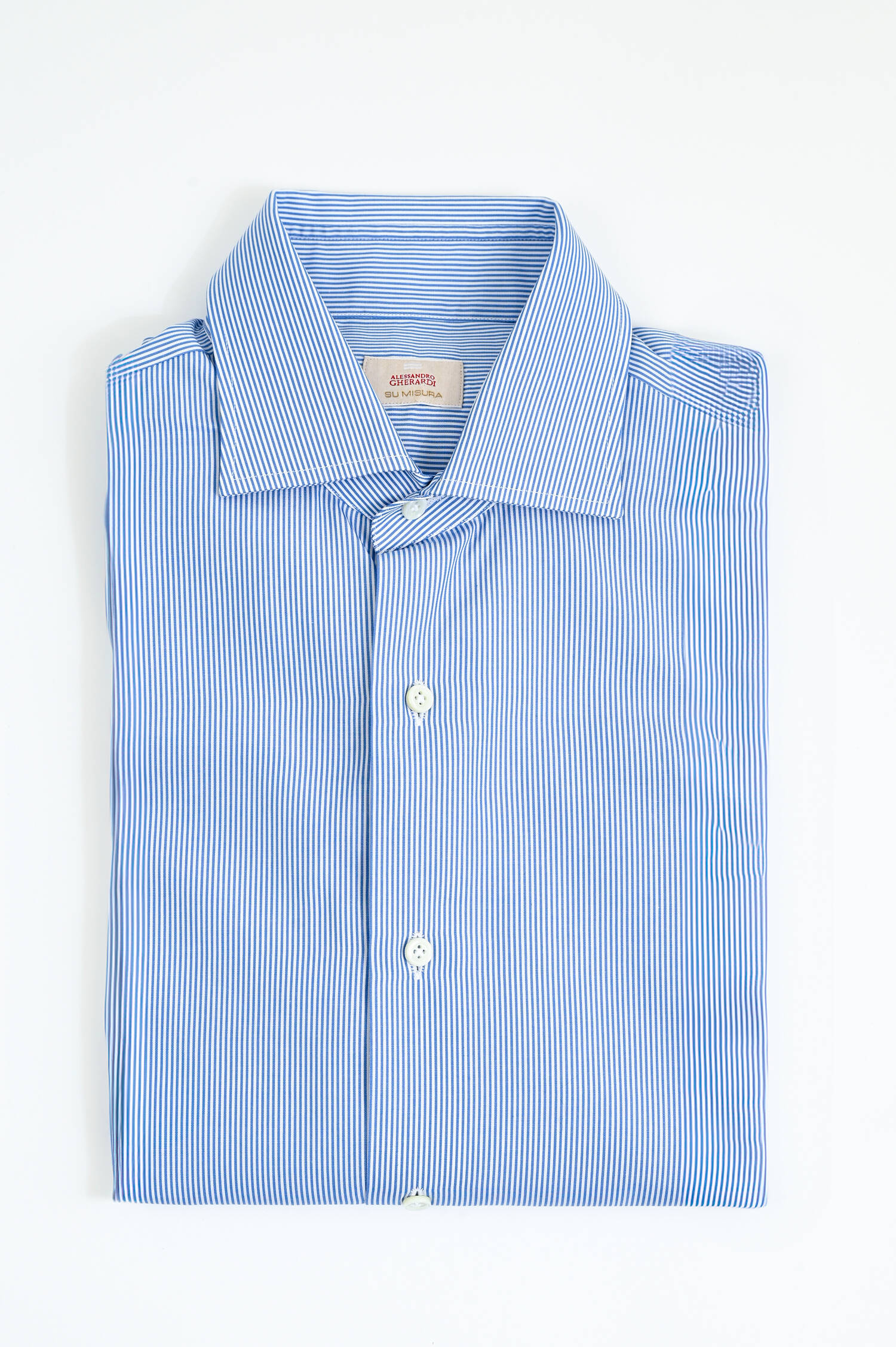 Gestreiftes Hemd in Navy/Weiß