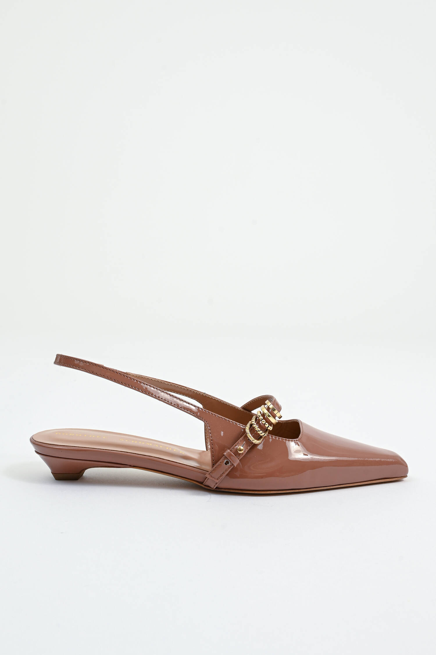 Sling-Back mit Metall-Detail in Copper