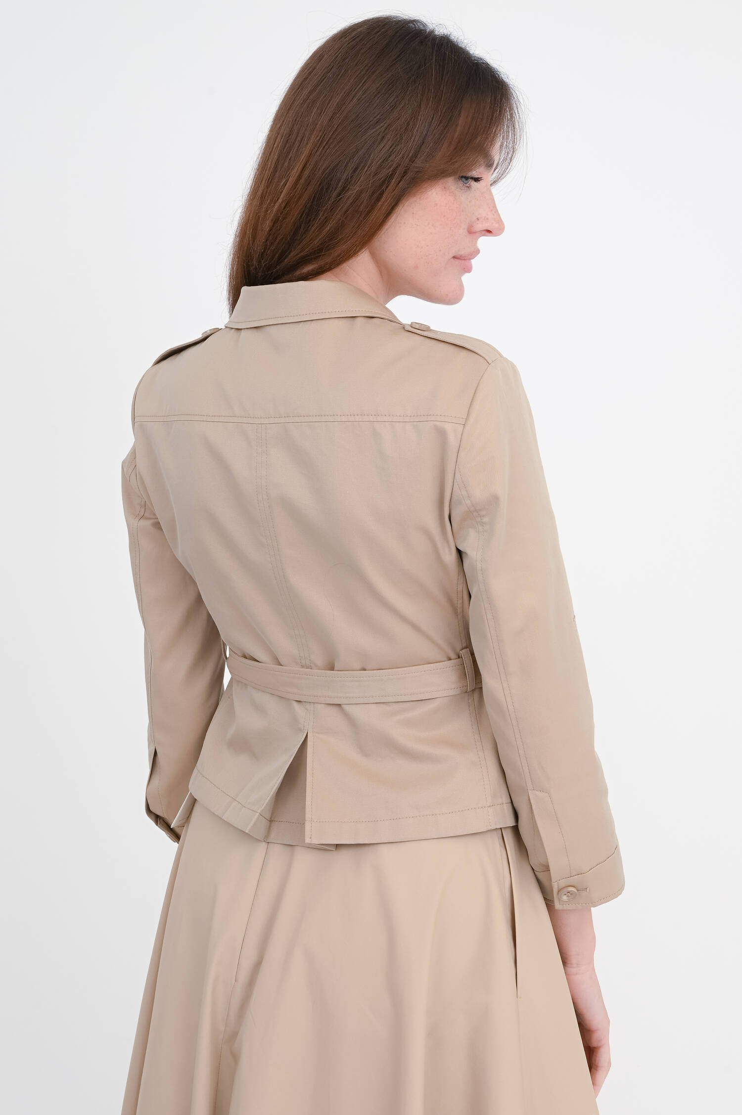 Einreihiger Blazer/Jacke in Trench