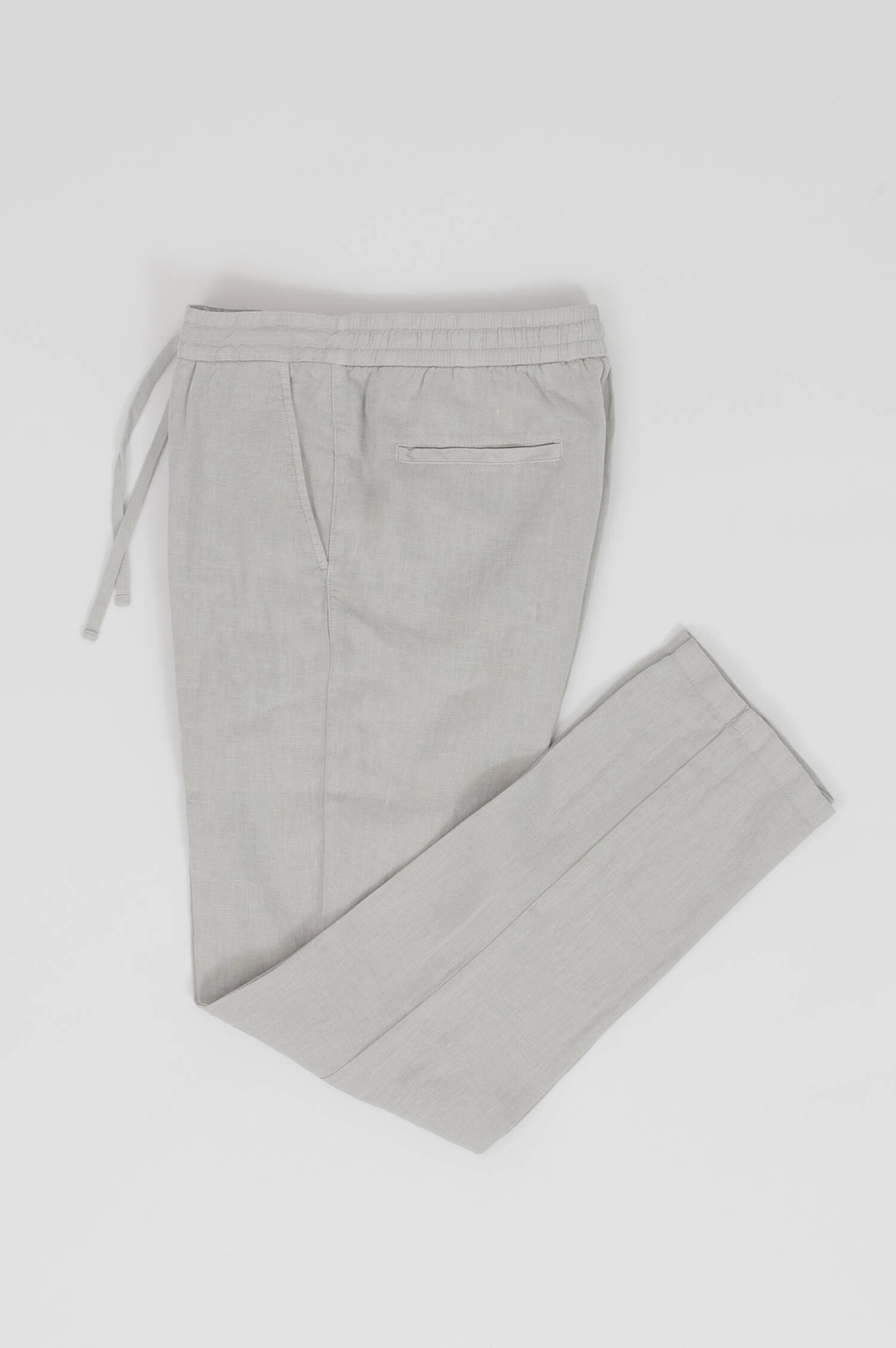 Hose LINEN PANTS in Perlgrau